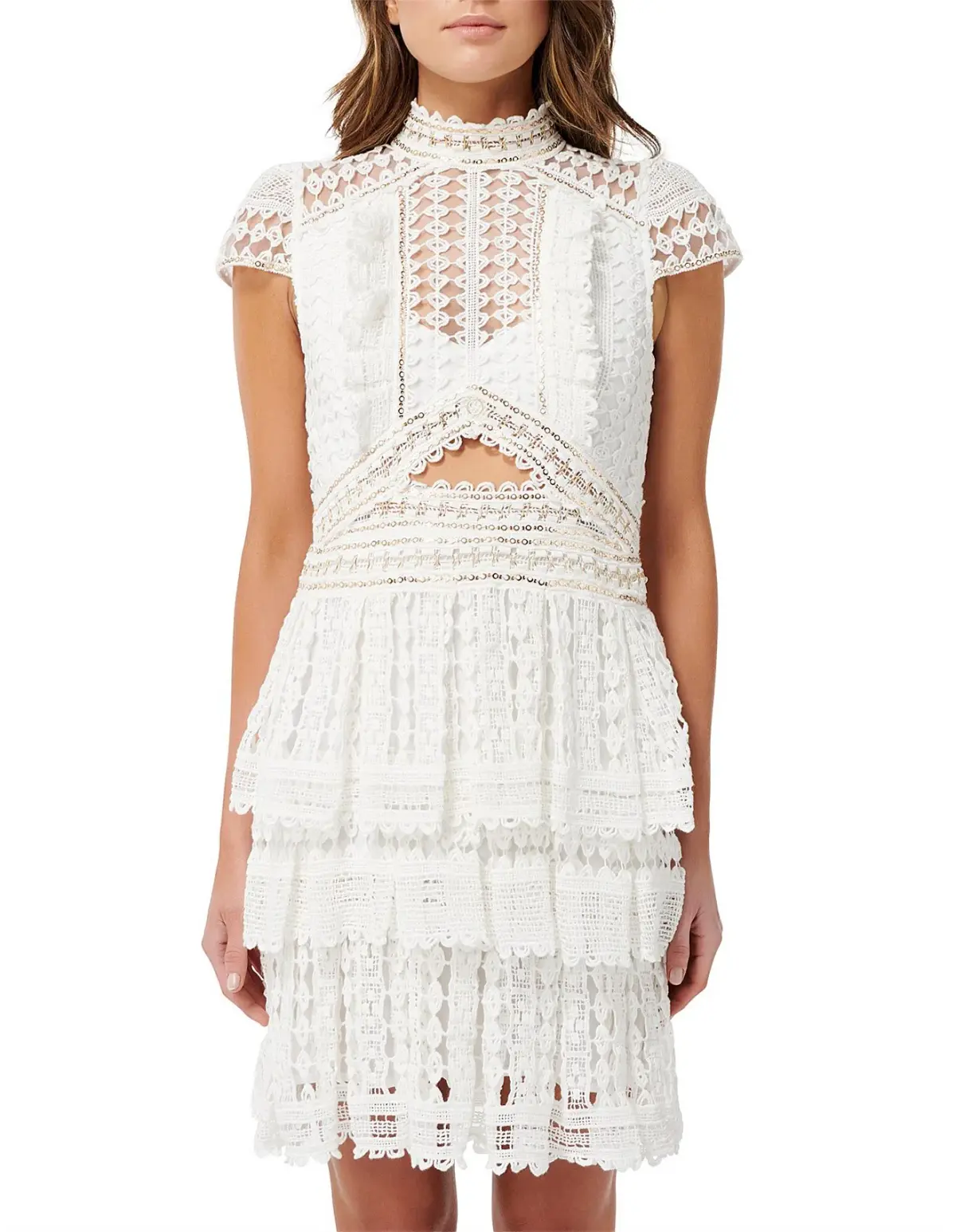 Thurley Tropic of Capricorn Dress White Size 12  - Image 2