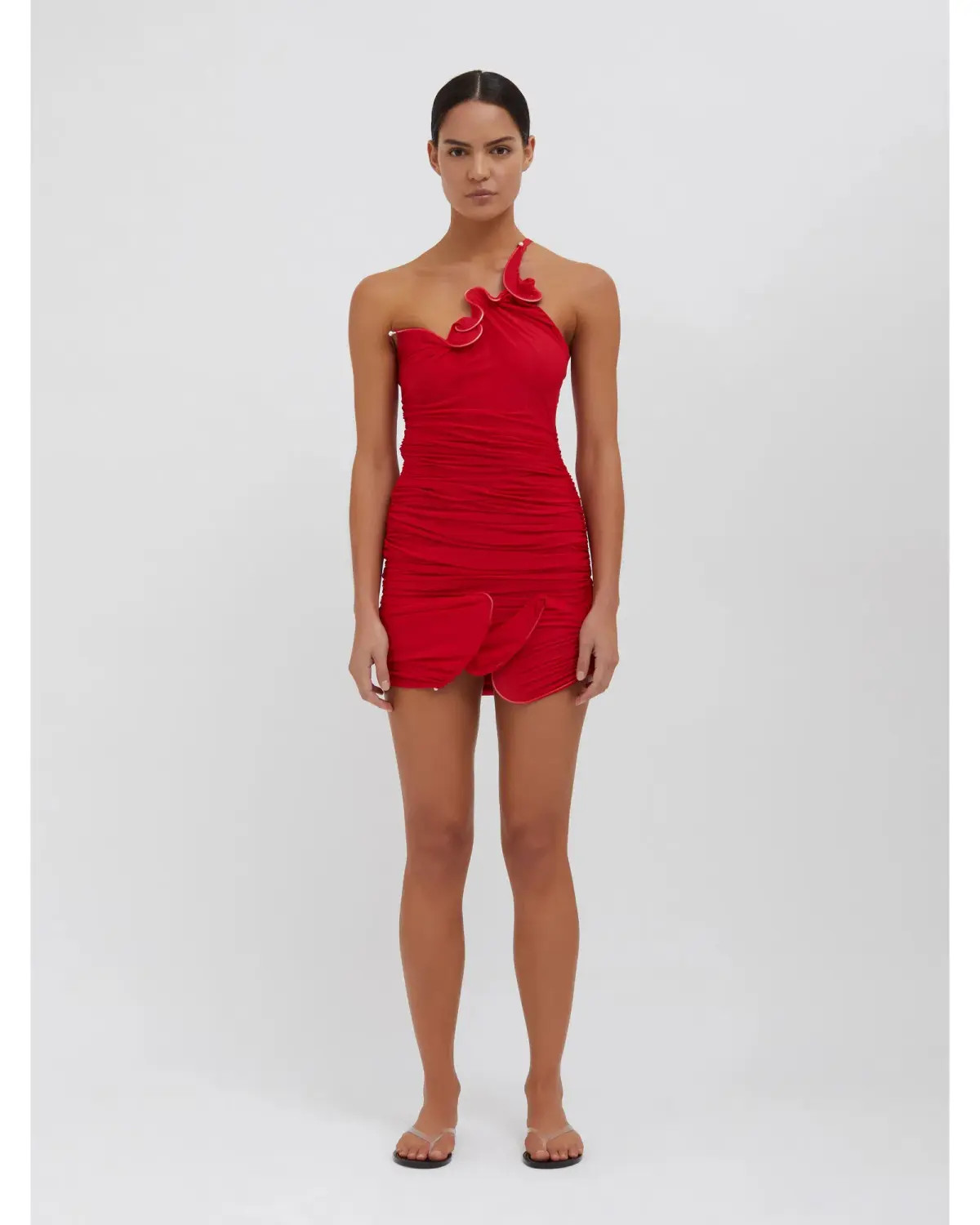 Christopher Esber Venus Looped Cami Dress Cherry Size AU 6 - Image 1