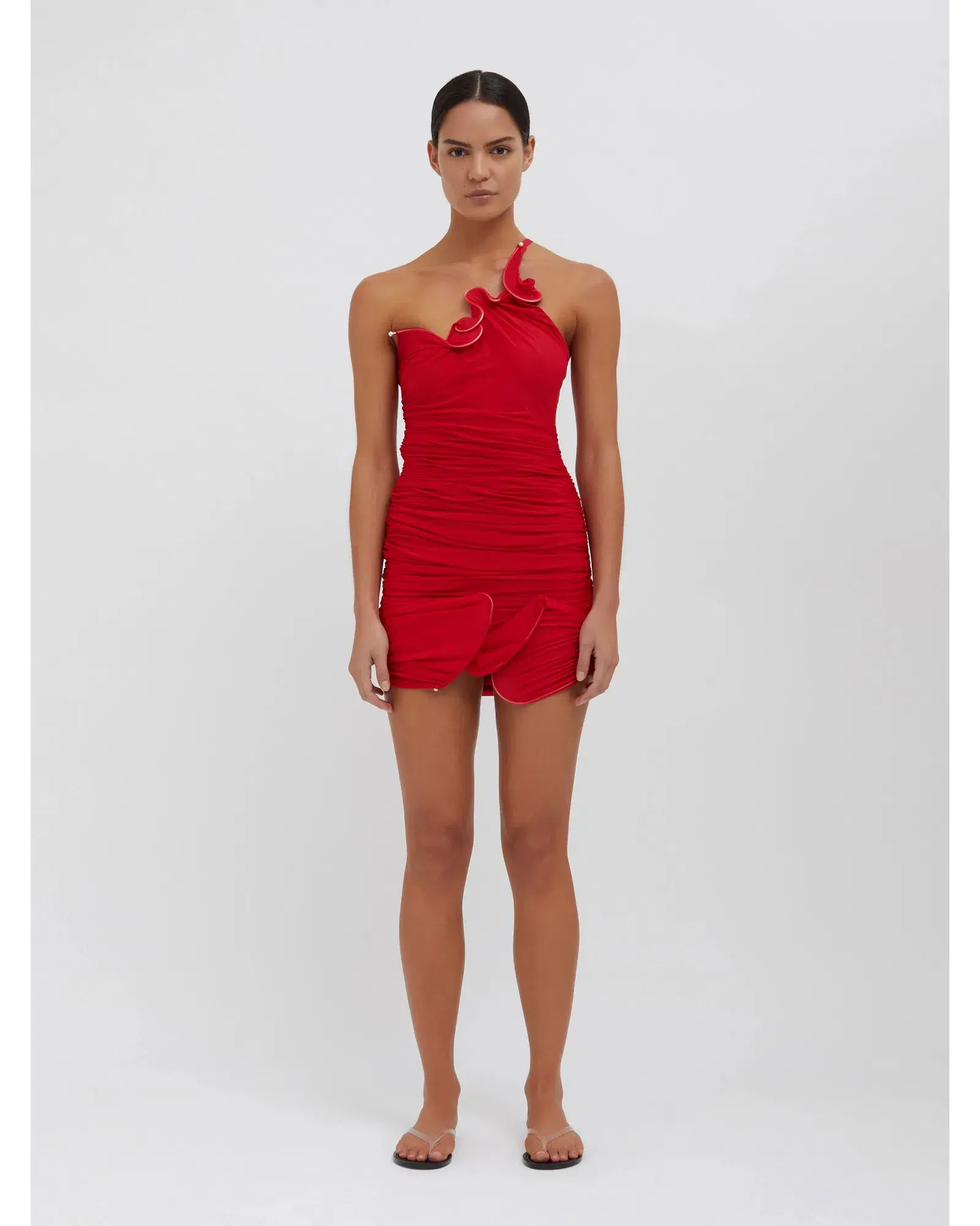 Christopher Esber Venus Looped Cami Dress Cherry Size AU 6 - Image 1