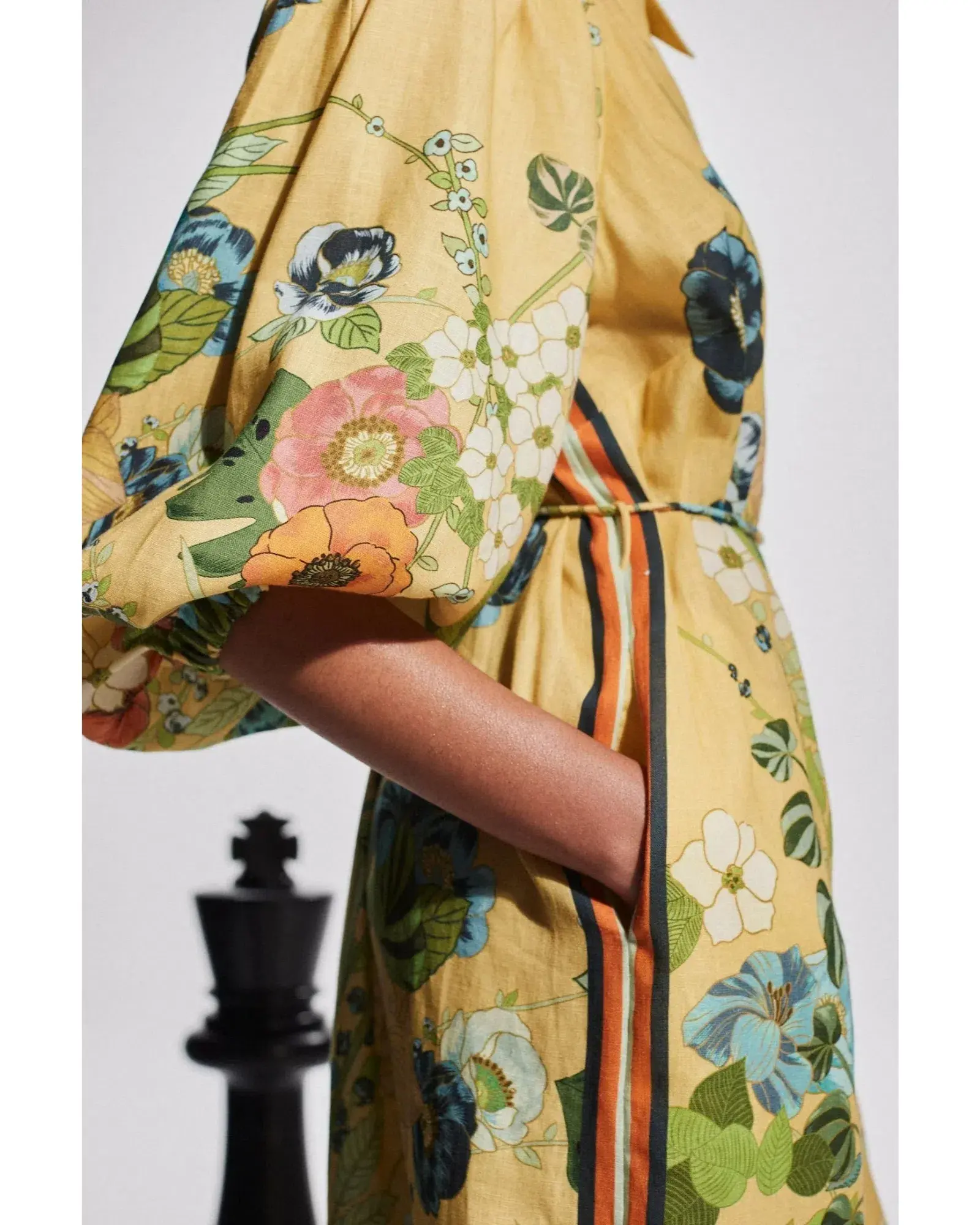 Alemais Cresida Shirtdress Yellow Floral Size AU 14  - Image 4