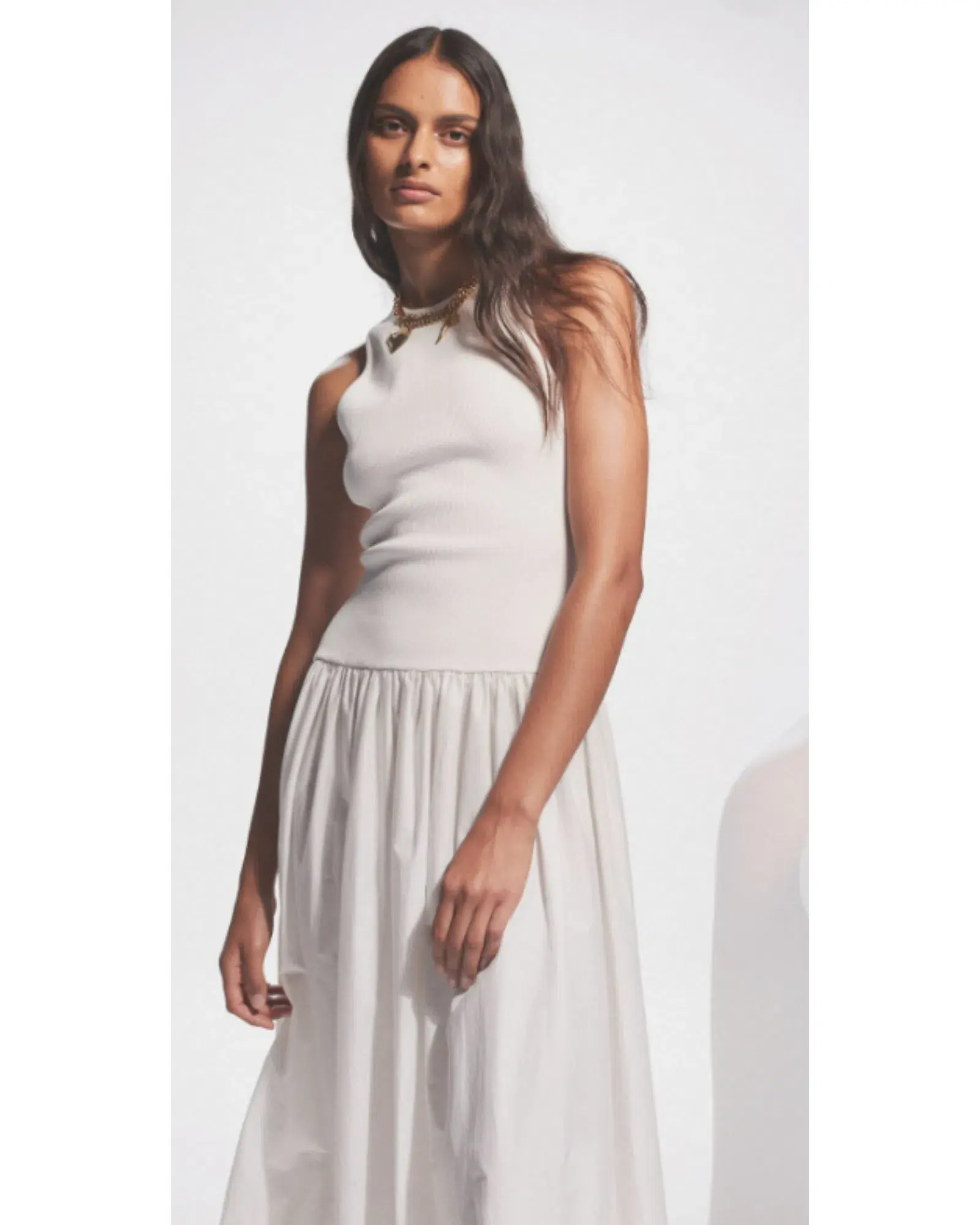 Alemais Pegasus Embroidered Midi Dress in Ivory Size AU 16 - Image 2