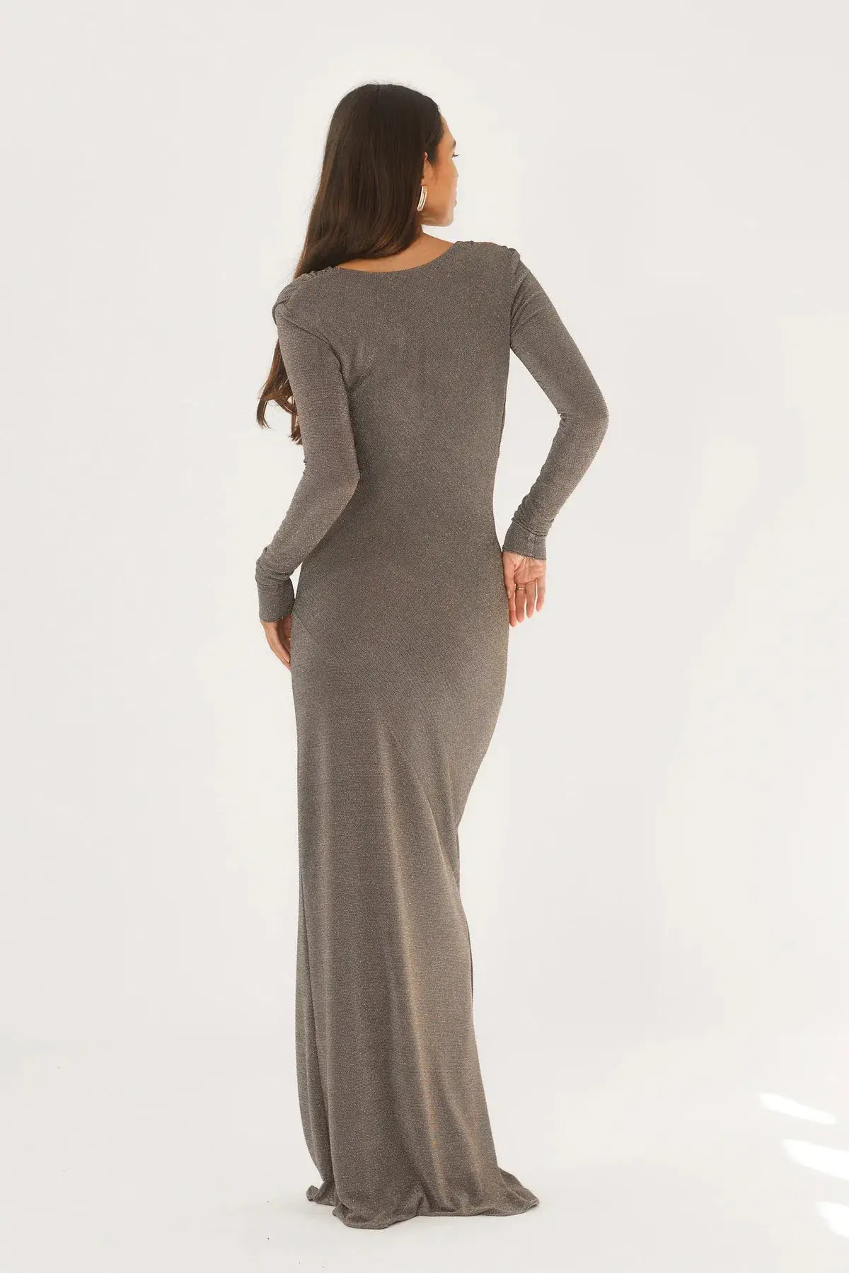 Arcina Ori Jen Dress Silver Size 8 - Image 4