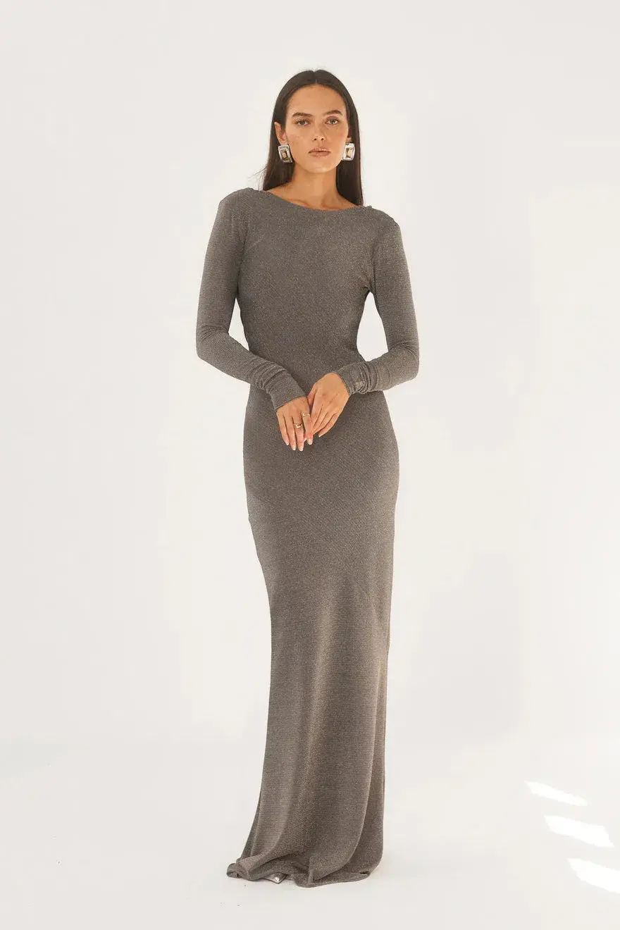 Arcina Ori Jen Dress Silver Size 8 - Image 2
