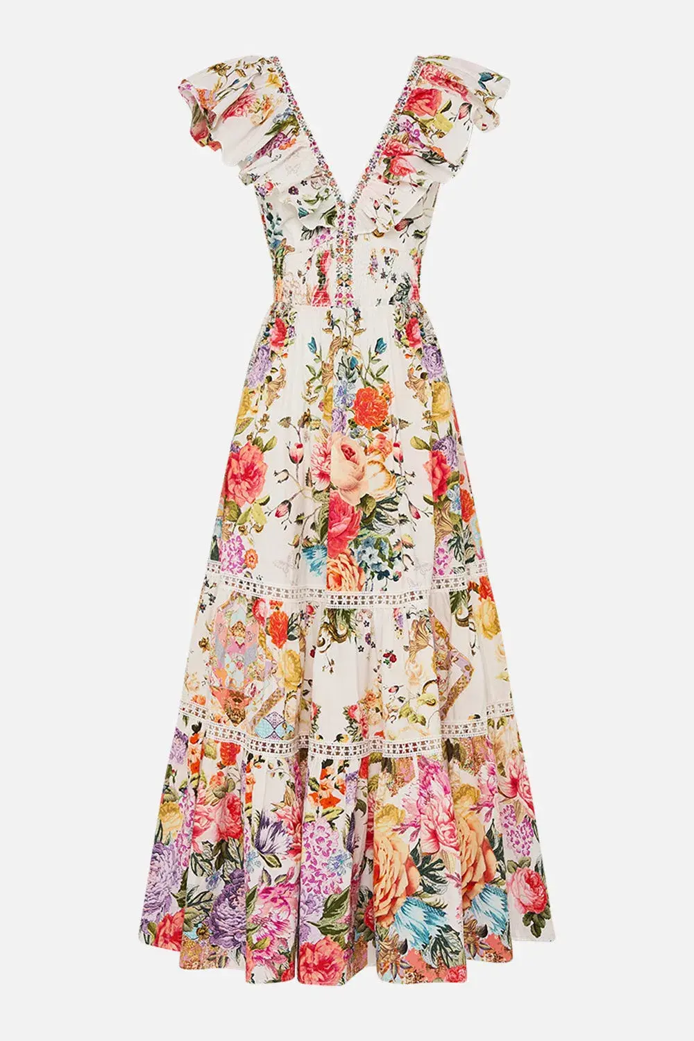 Camilla Sew Yesterday Maxi Dress Floral Size 8  - Image 3