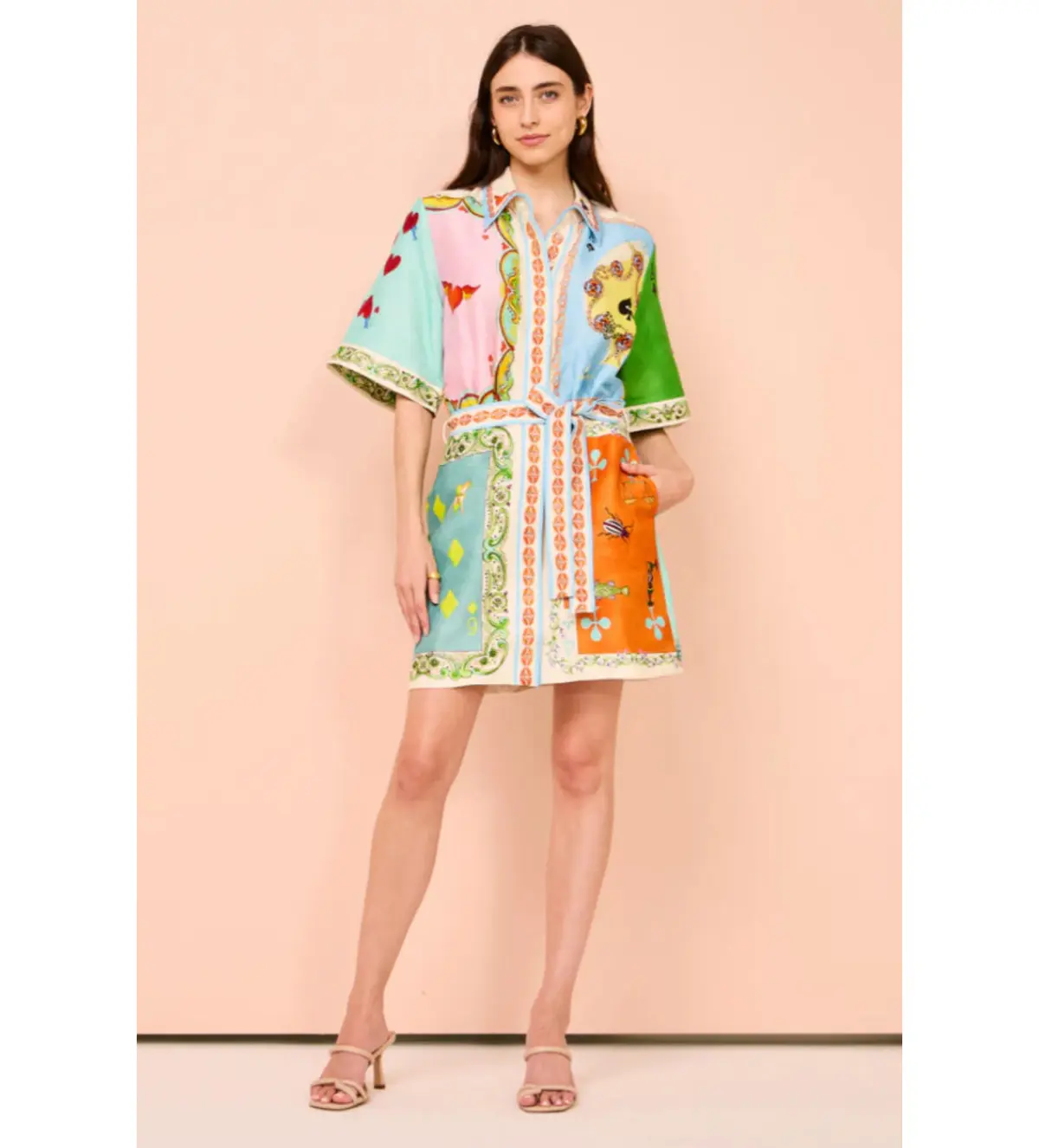 Alemais Rummy Mini Dress Multi Size 12  - Image 1
