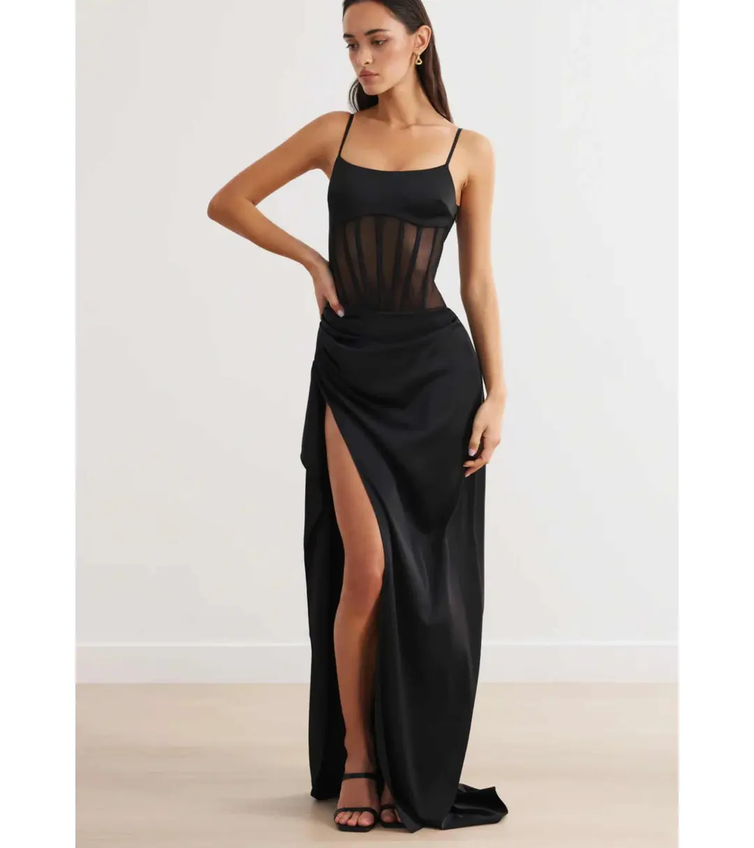 Lexi Estelle Dress Black Size 10 for rent on The Volte - main image