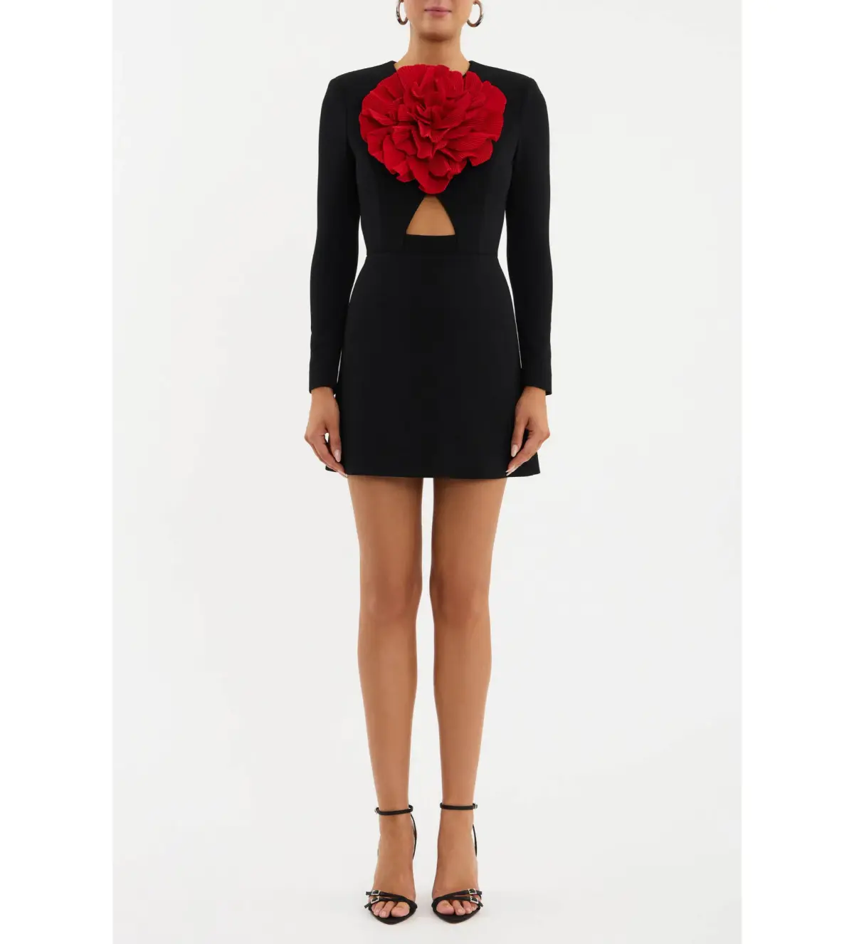 Rebecca Vallance Rhosen Mini Dress Black Size 12 - Image 1