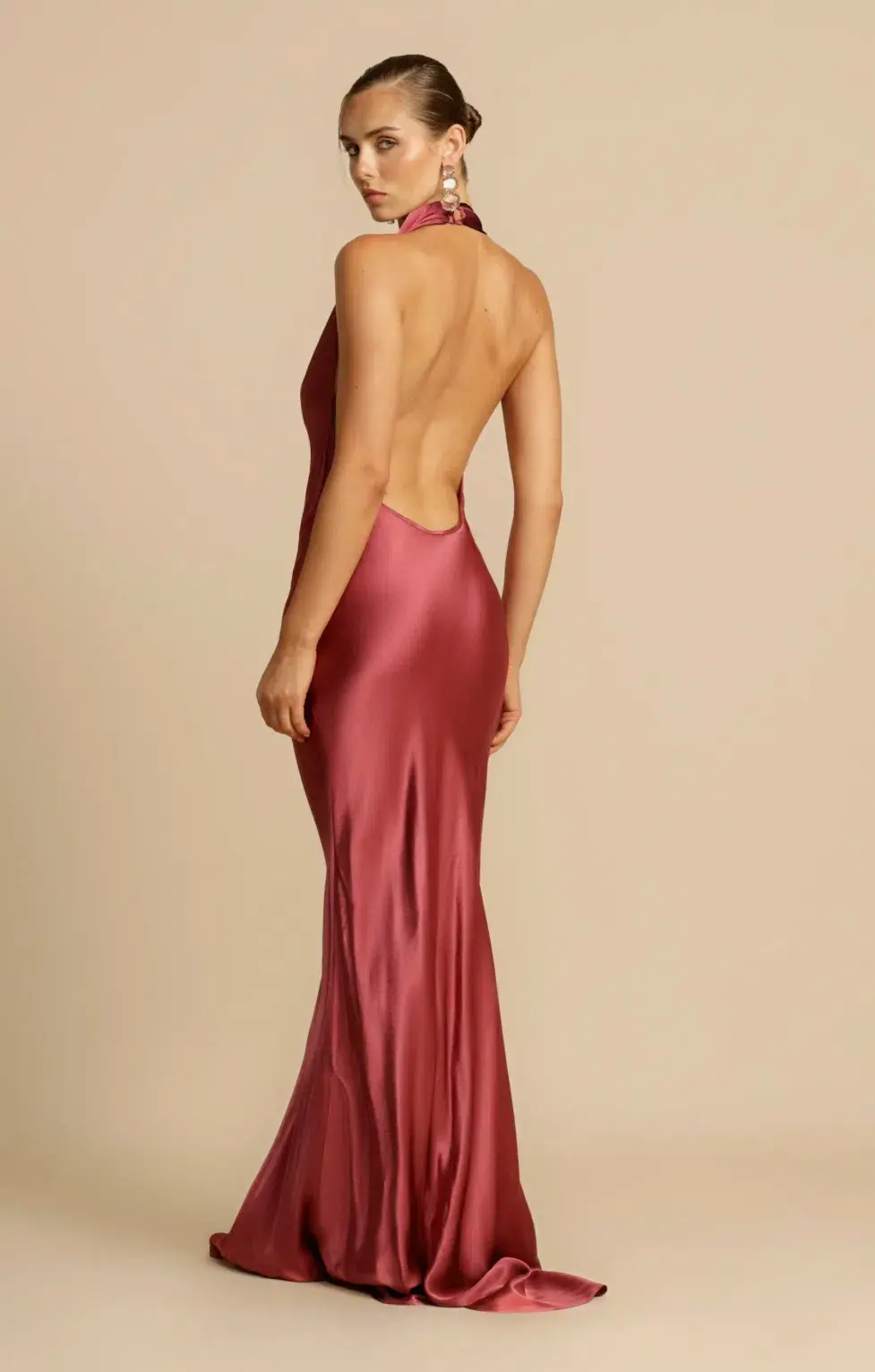 Arcina Ori Gaia Dress Burgundy Size XS / 6 Two lengths avail - Image 2