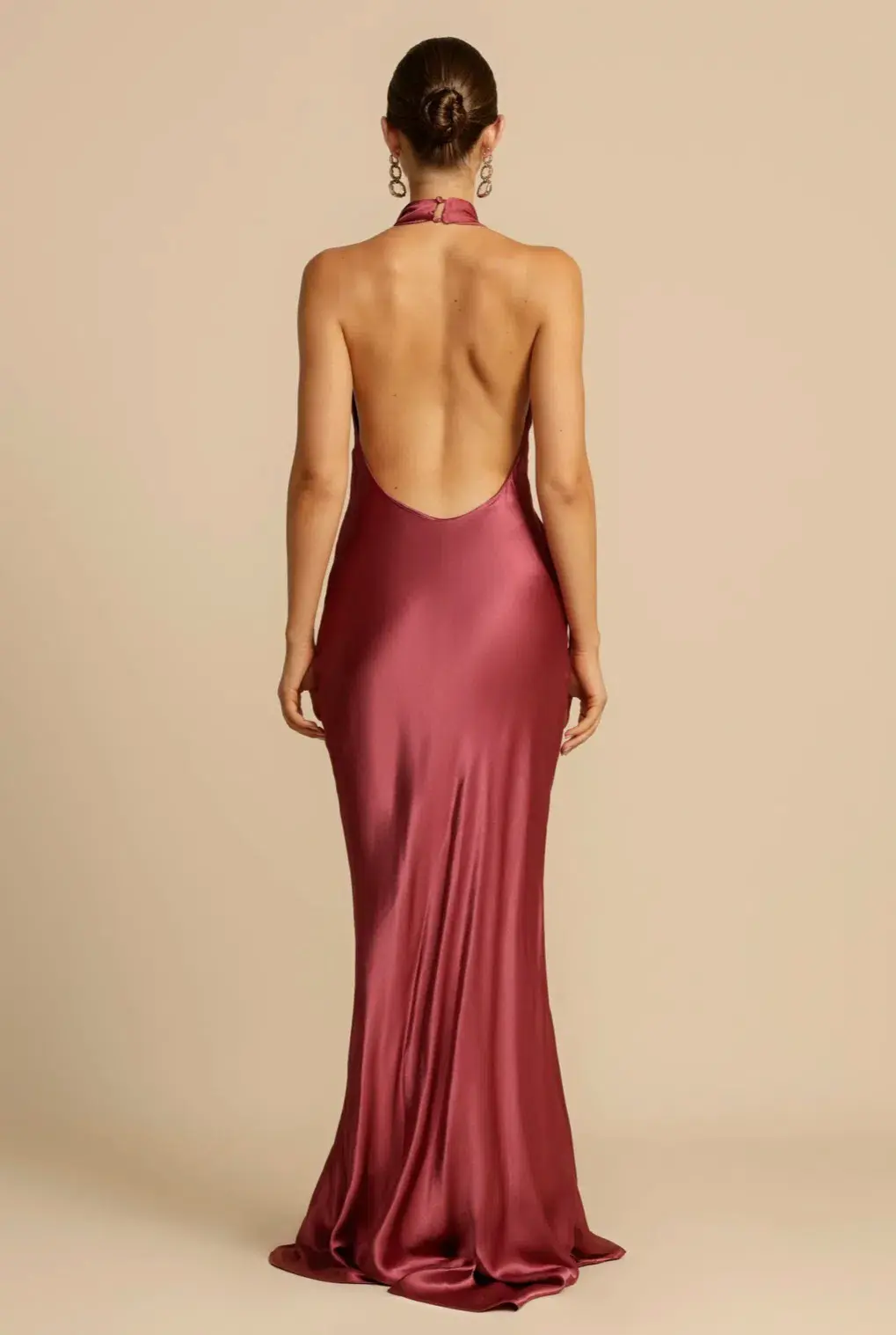 Arcina Ori Gaia Dress Burgundy Size XS / 6 Two lengths avail - Image 6