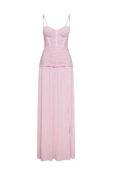 Manning Cartell Double Time Pleat Dress in Hydrangea Size 8 - Image 4