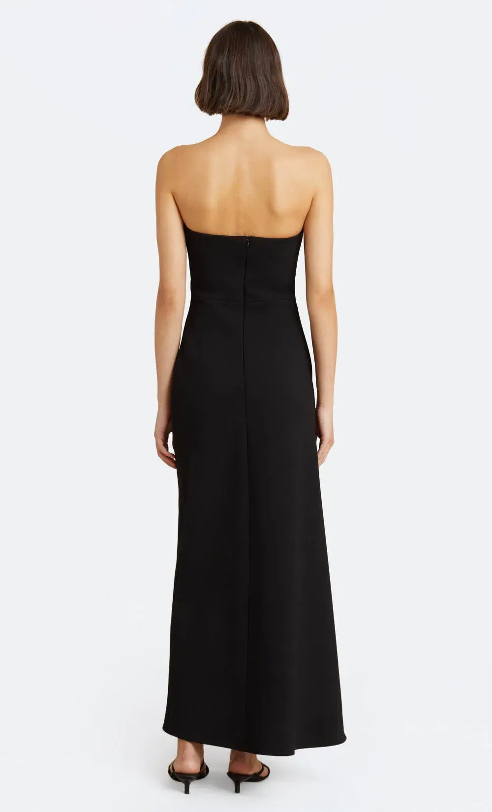 Bec & Bridge Ryan Strapless Dress Black Size AU 12 for rent on The Volte - main image