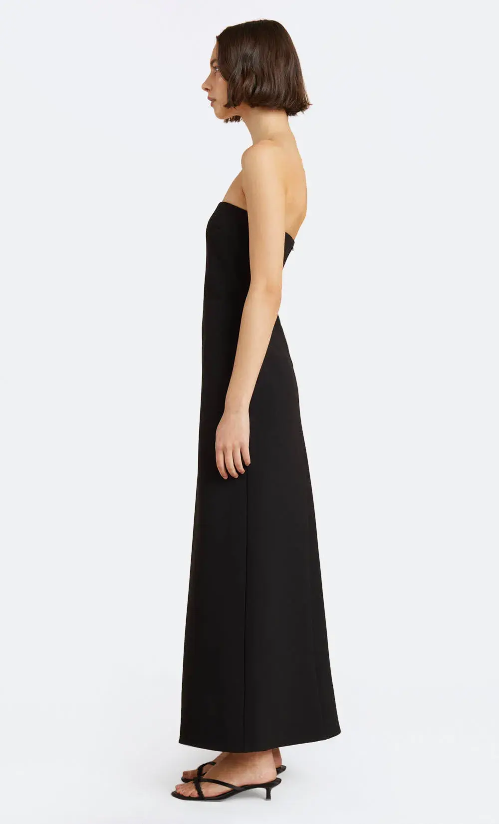 Bec & Bridge Ryan Strapless Dress Black Size AU 12 - Image 2