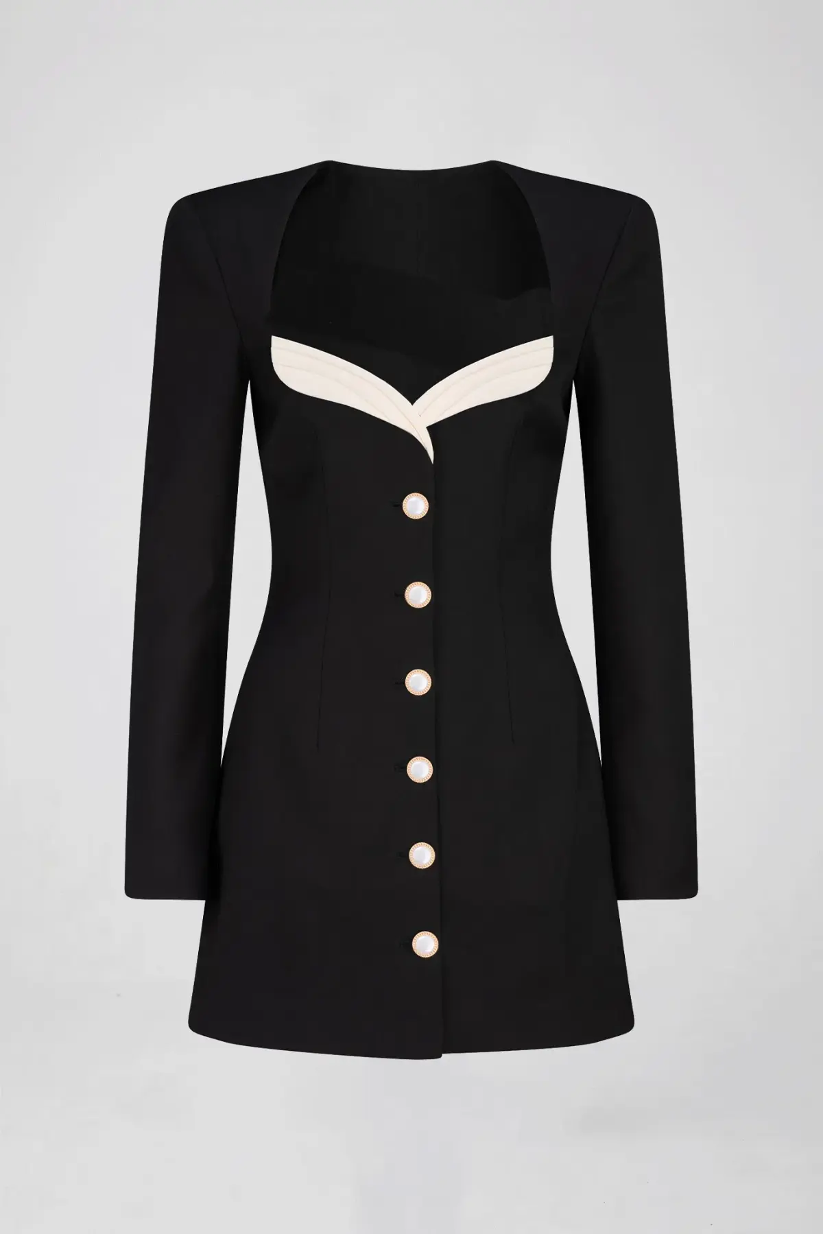 Atoir Mary Jane Mini Dress Black Black/Ivory Size M / AU 10 - Image 2
