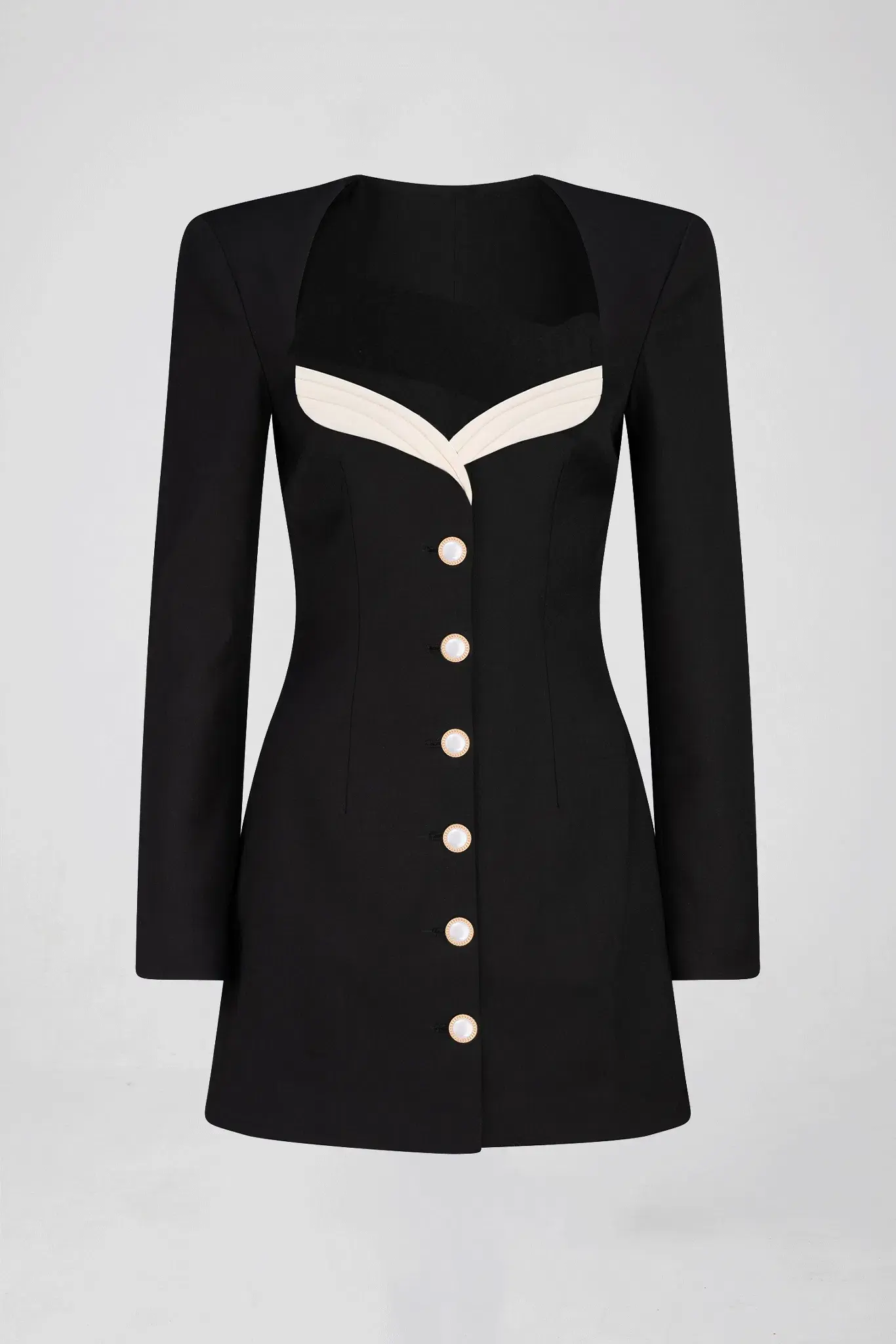 Atoir Mary Jane Mini Dress Black Black/Ivory Size M / AU 10 - Image 2