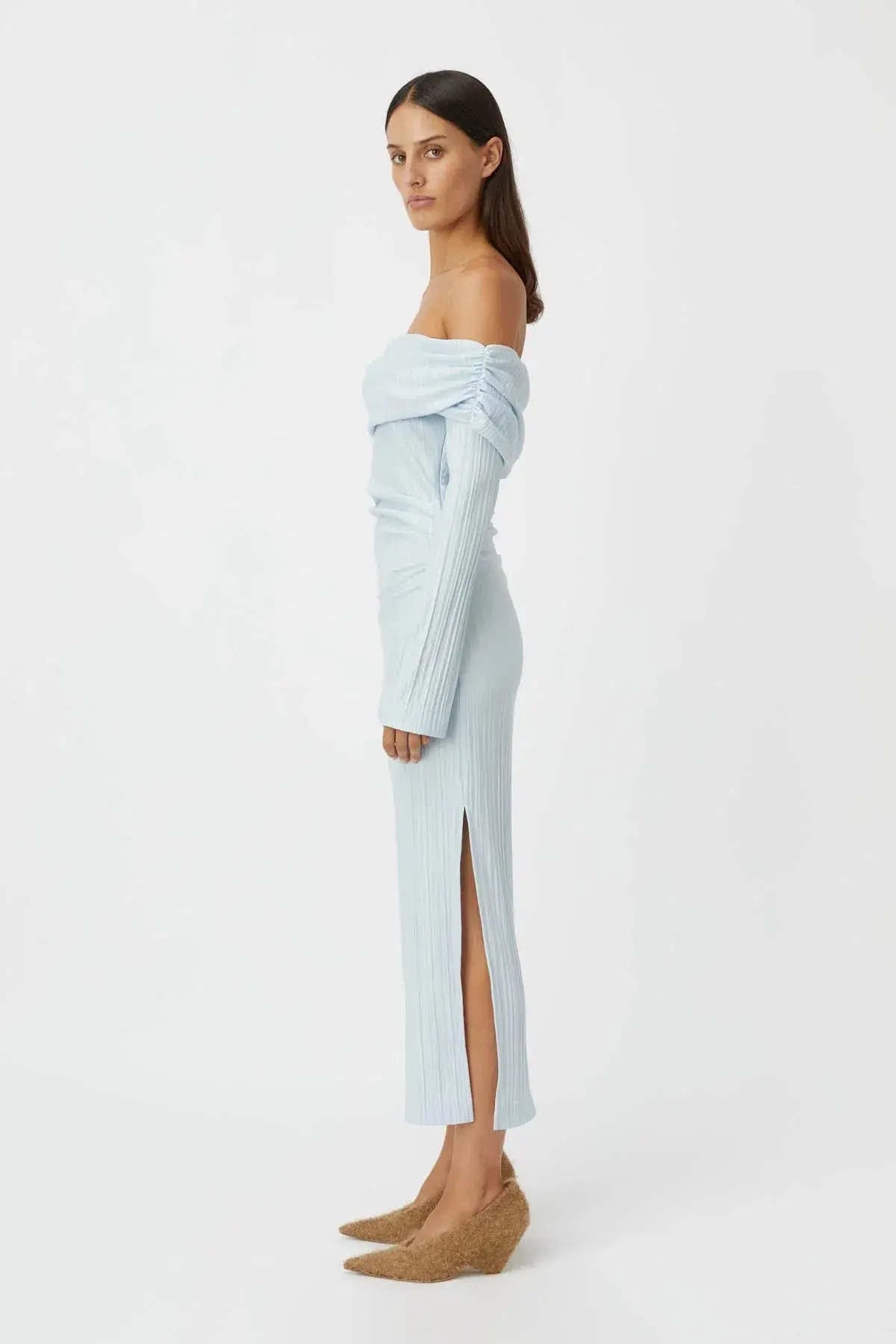 Camilla and Marc Shaw Dress in Sky Blue Size AU 8 - Image 4