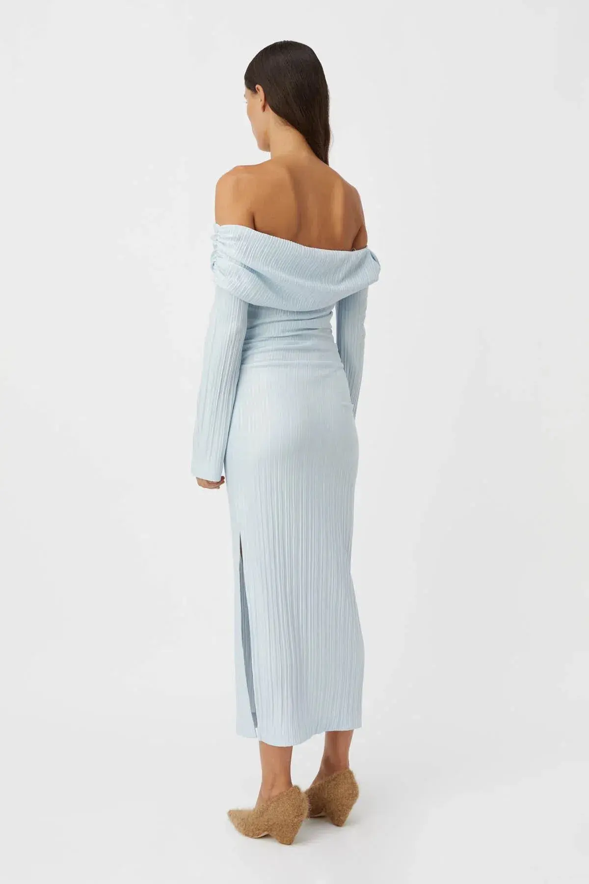 Camilla and Marc Shaw Dress in Sky Blue Size AU 8 - Image 3