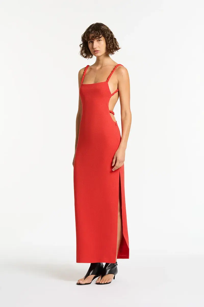 Sir the Label Spoerri Backless Gown Red Size 1/ AU 8 - Image 1