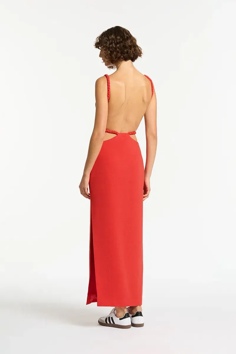 Sir the Label Spoerri Backless Gown Red Size 1/ AU 8 - Image 4