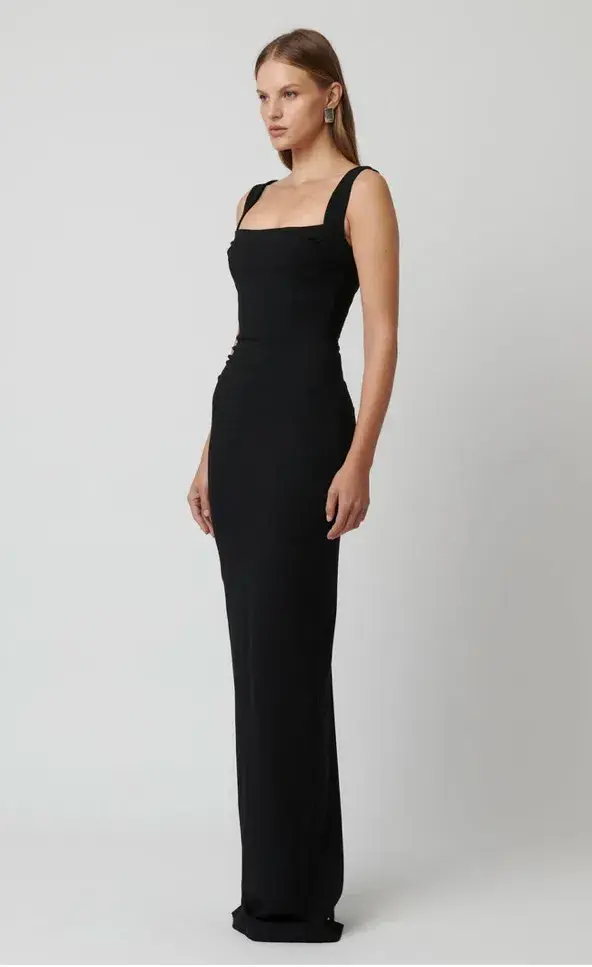 Effie Kats Marbella Gown Black Size 12 for rent on The Volte - main image