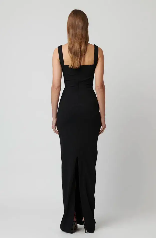 Effie Kats Marbella Gown Black Size 12 for rent on The Volte - main image