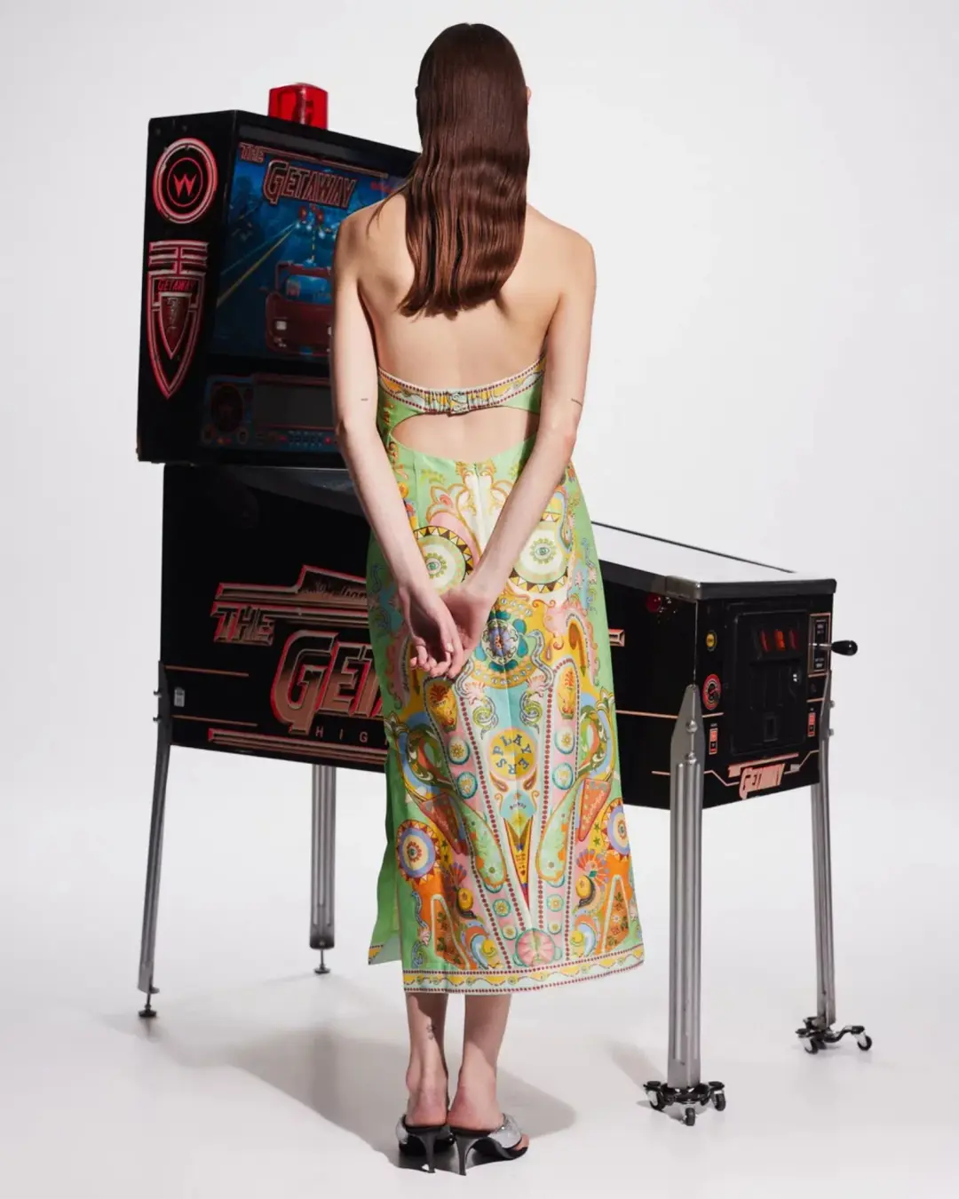 Alemais Pinball Bodice Dress Multi Size AU 8 for rent on The Volte - main image