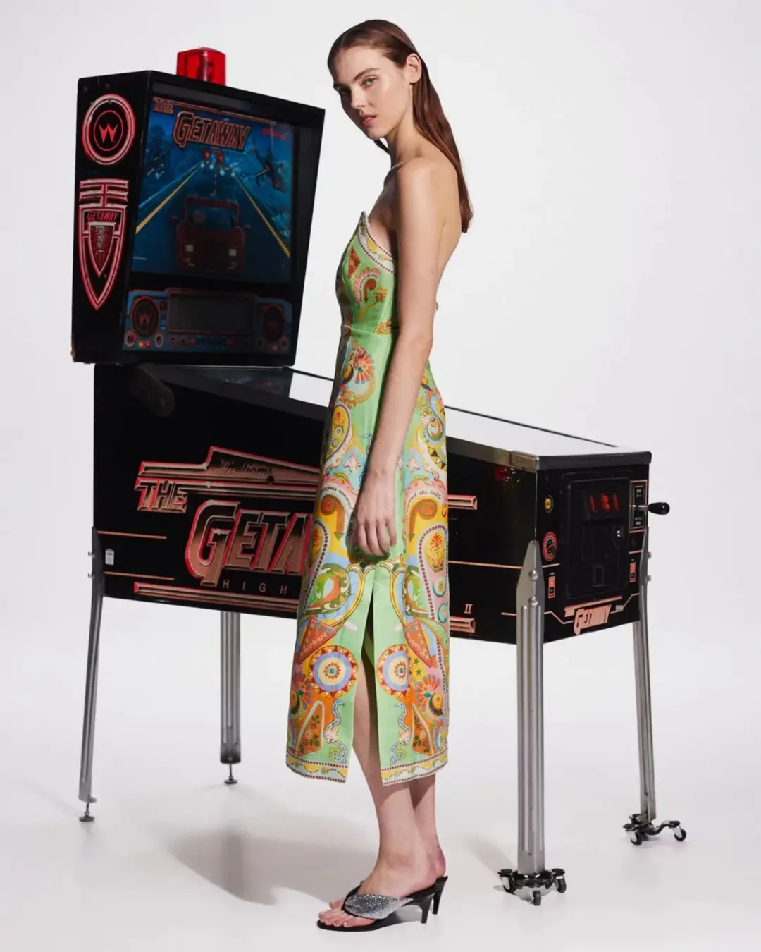 Alemais Pinball Bodice Dress Multi Size AU 8 for rent on The Volte - main image