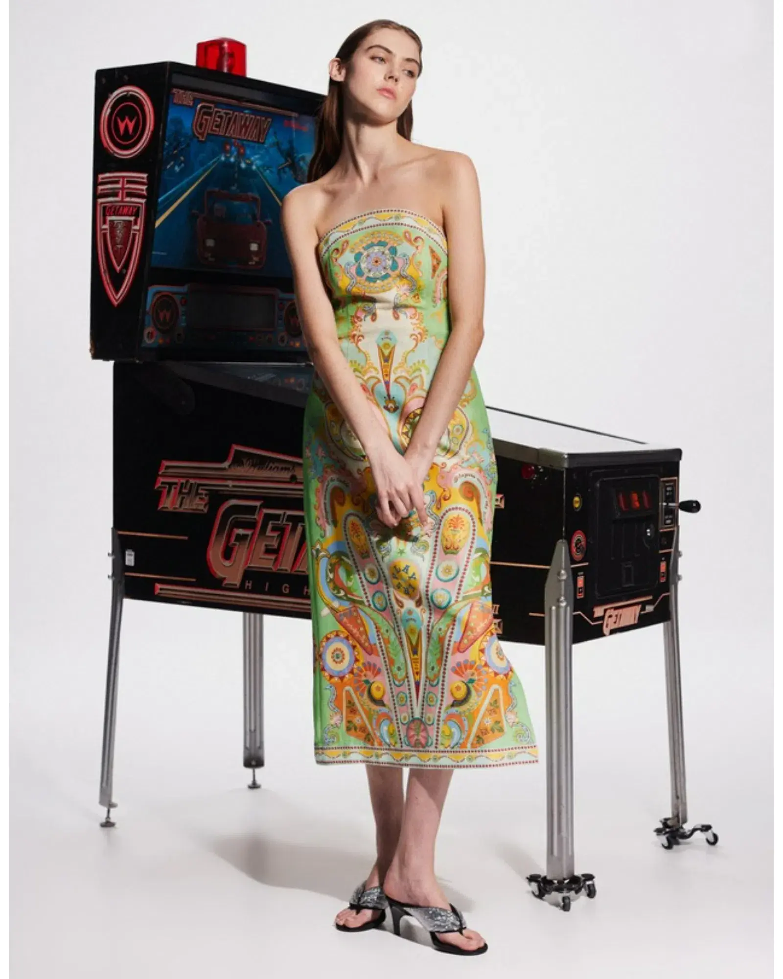 Alemais Pinball Bodice Dress Multi Size AU 8 - Image 1