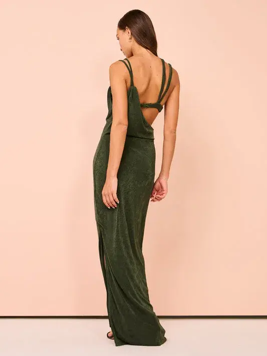 Tojha Alberta Dress in Pesto Size 8 - Image 3