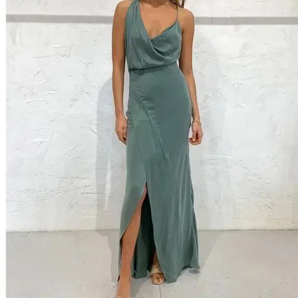 One Fell Swoop Muse Maxi Dress Viridian Size 12 - Image 5