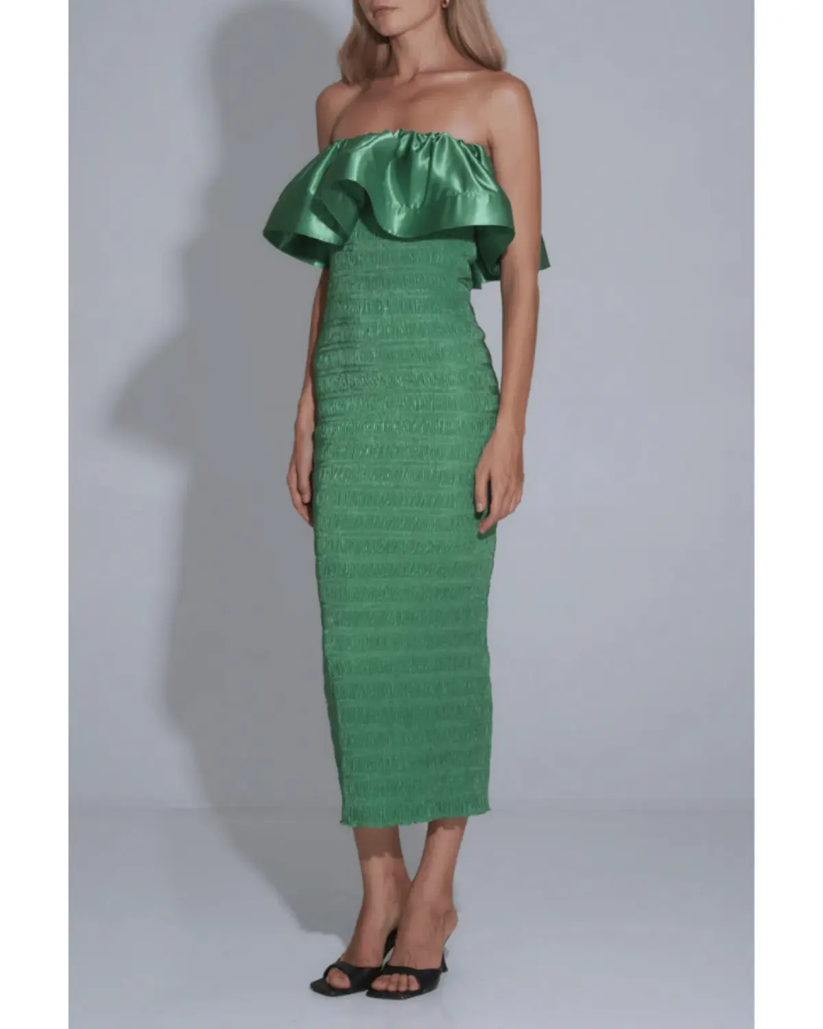 JÁC by L'Idee Capri Cocktail Dress in Verde Size AU 8  - Image 2