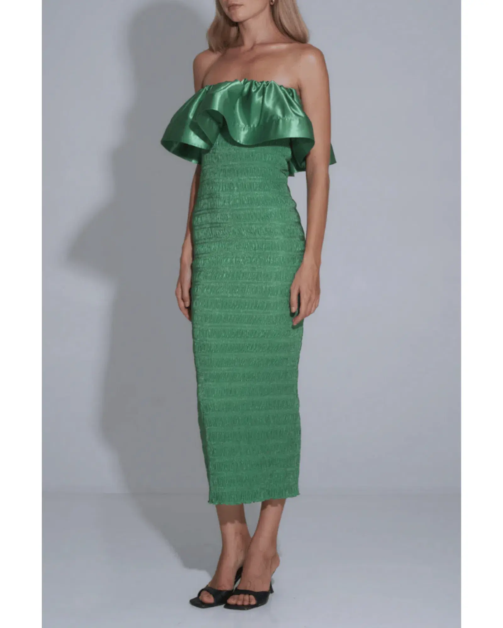 JÁC by L'Idee Capri Cocktail Dress in Verde Size AU 8  - Image 2