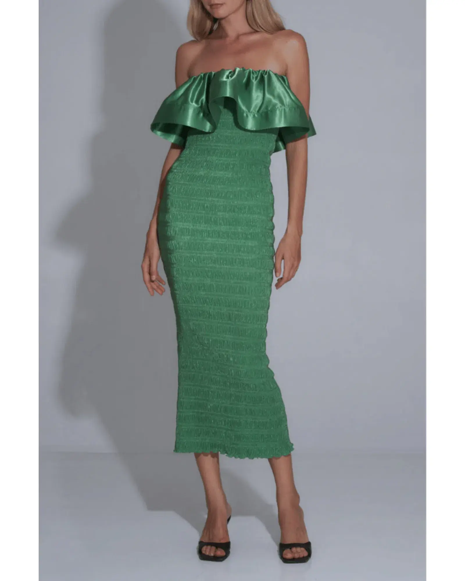 JÁC by L'Idee Capri Cocktail Dress in Verde Size AU 8  - Image 1