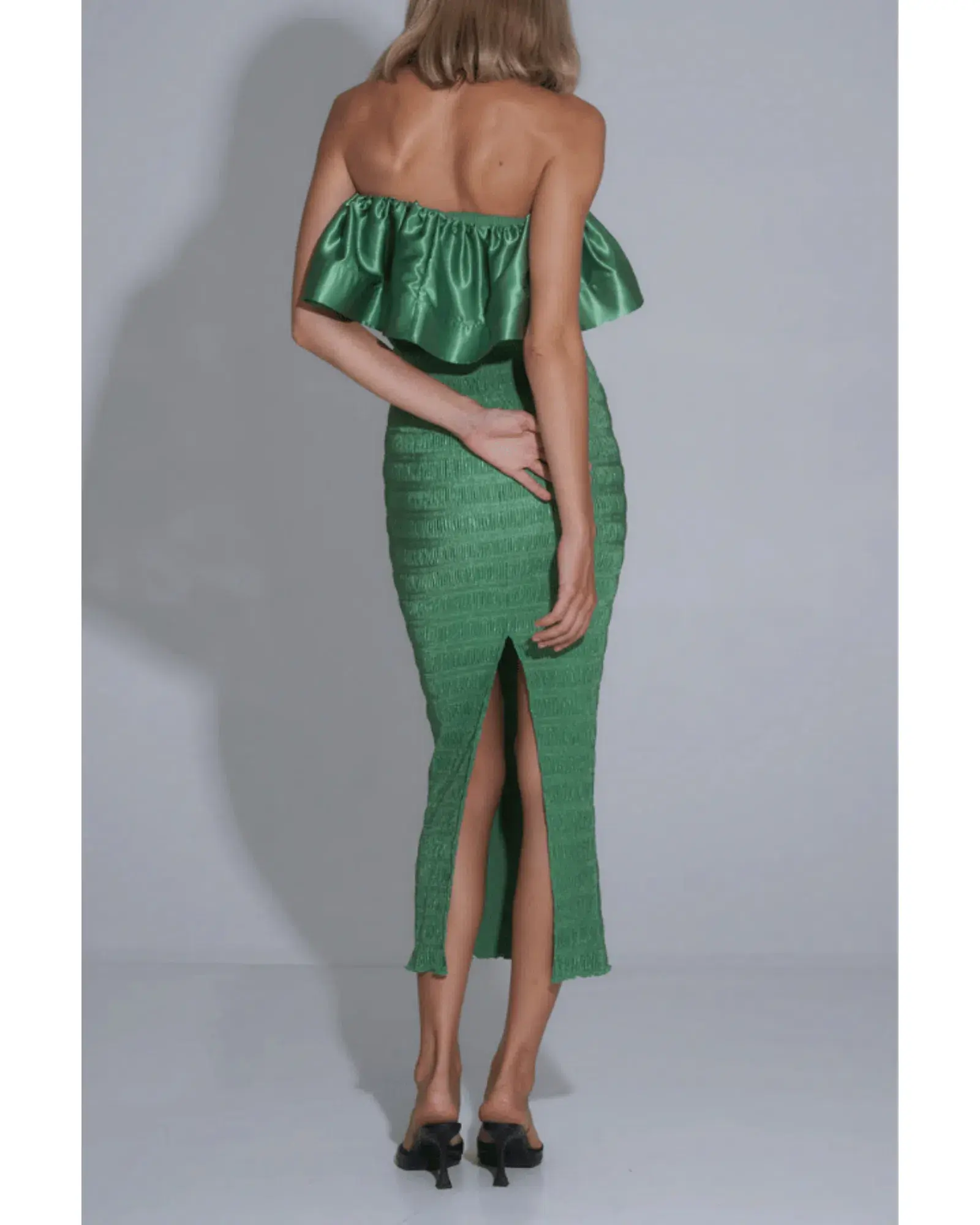 JÁC by L'Idee Capri Cocktail Dress in Verde Size AU 8  - Image 3