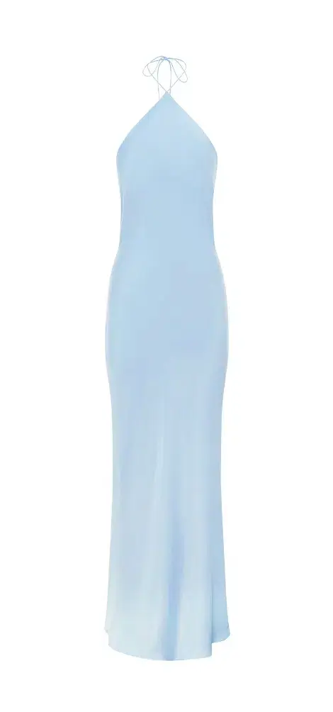 Maison Essentiele Halter Neck Dress Powder Blue Size XS / AU 6 - Image 4