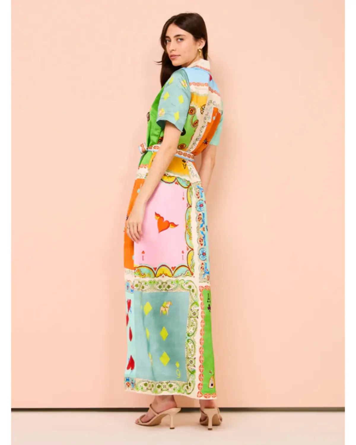 Alemais Rummy Shirt Dress Multi Size AU 14 - Image 3