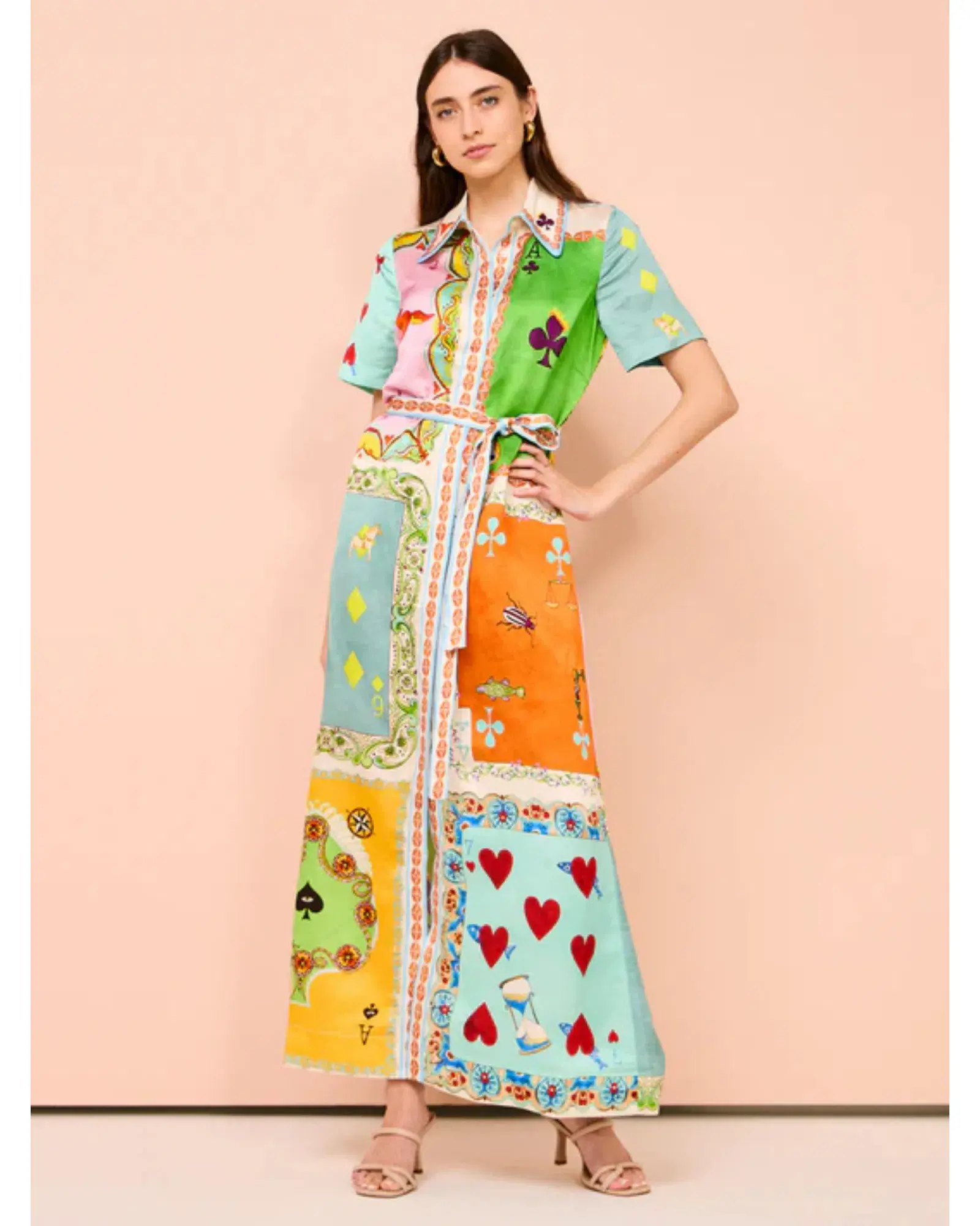 Alemais Rummy Shirt Dress Multi Size AU 14 - Image 1