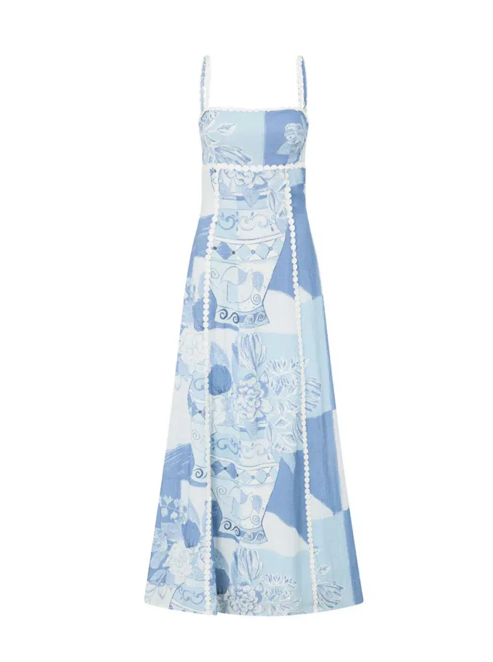 Zaco Terazza Dress Vaso Blu Print Size S / AU 8 - Image 7
