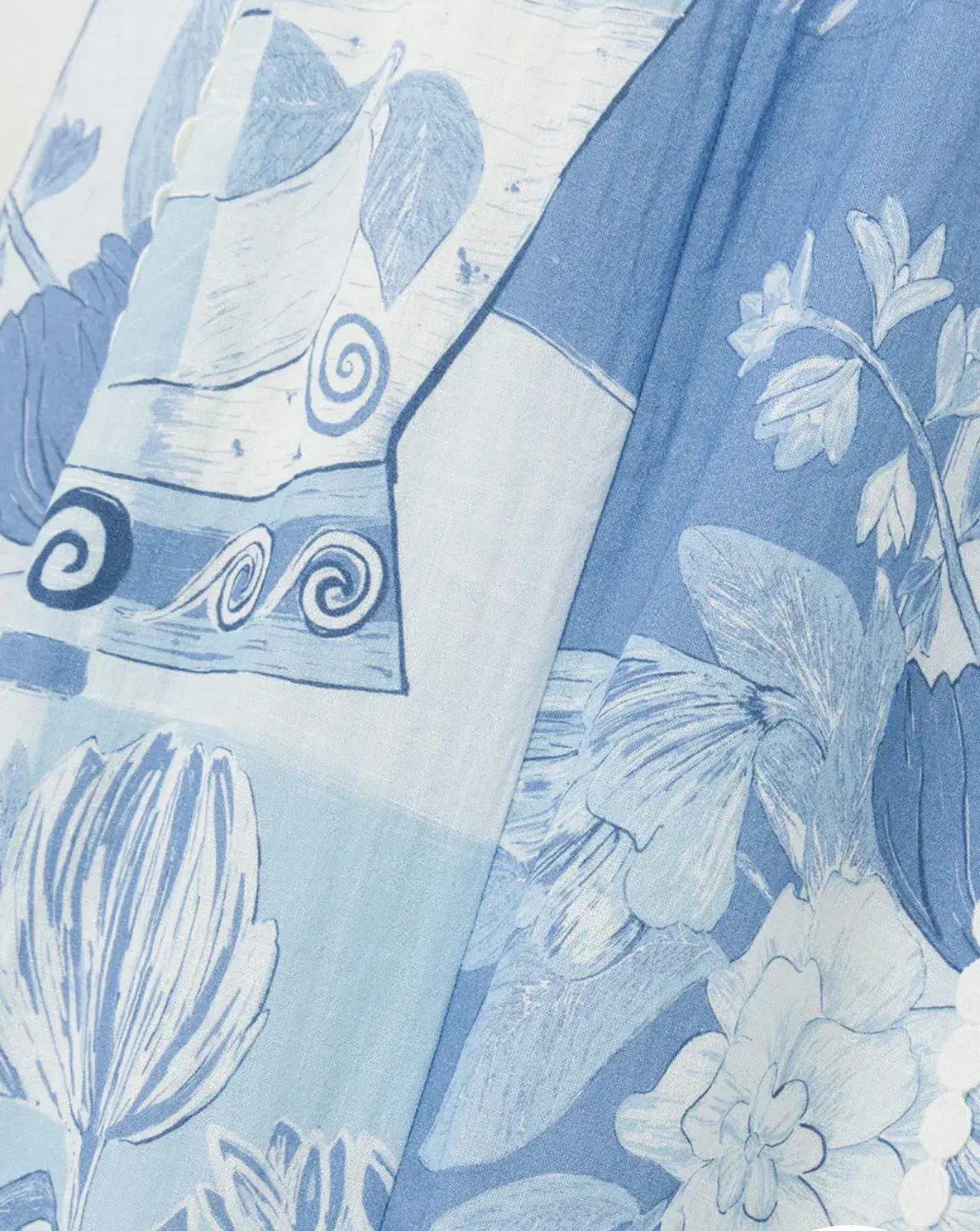 Zaco Terazza Dress Vaso Blu Print Size S / AU 8 - Image 9