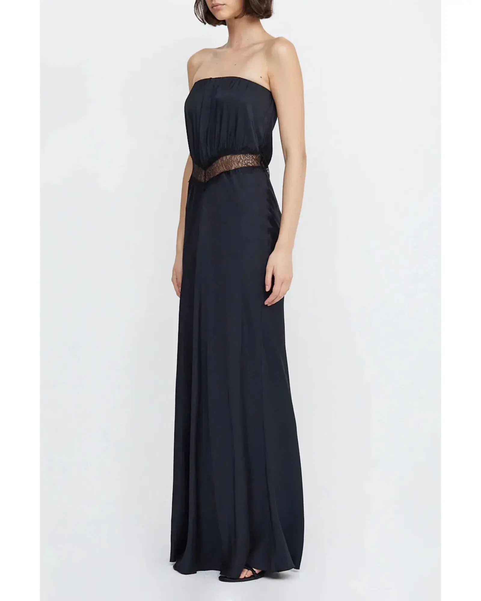 Bec & Bridge Spencer Lace Strapless Maxi Dress Black Size S / AU 8 - Image 2