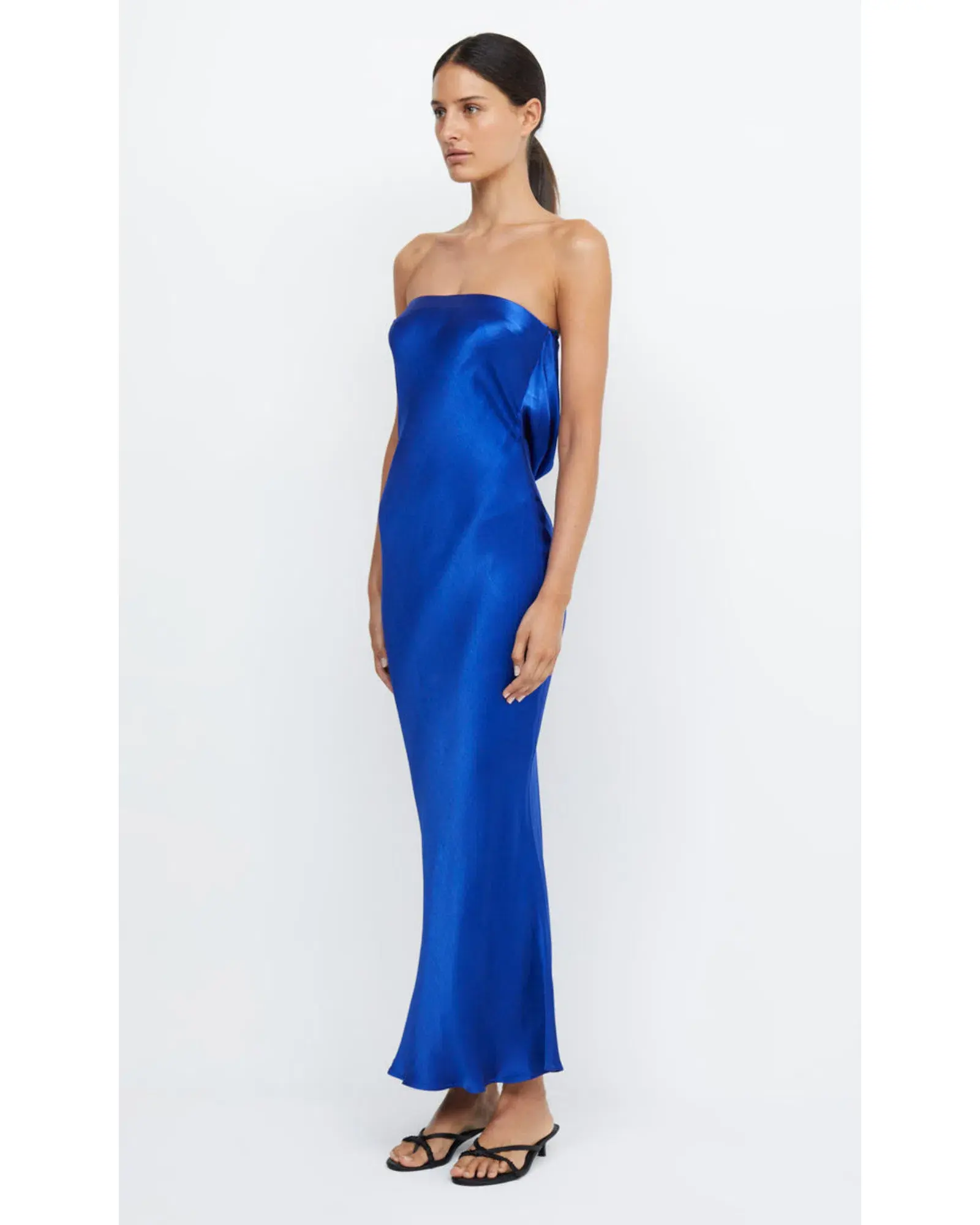 Bec & Bridge Moondance Strapless Dress Mediterranean Blue Size M / AU 10 - Image 1