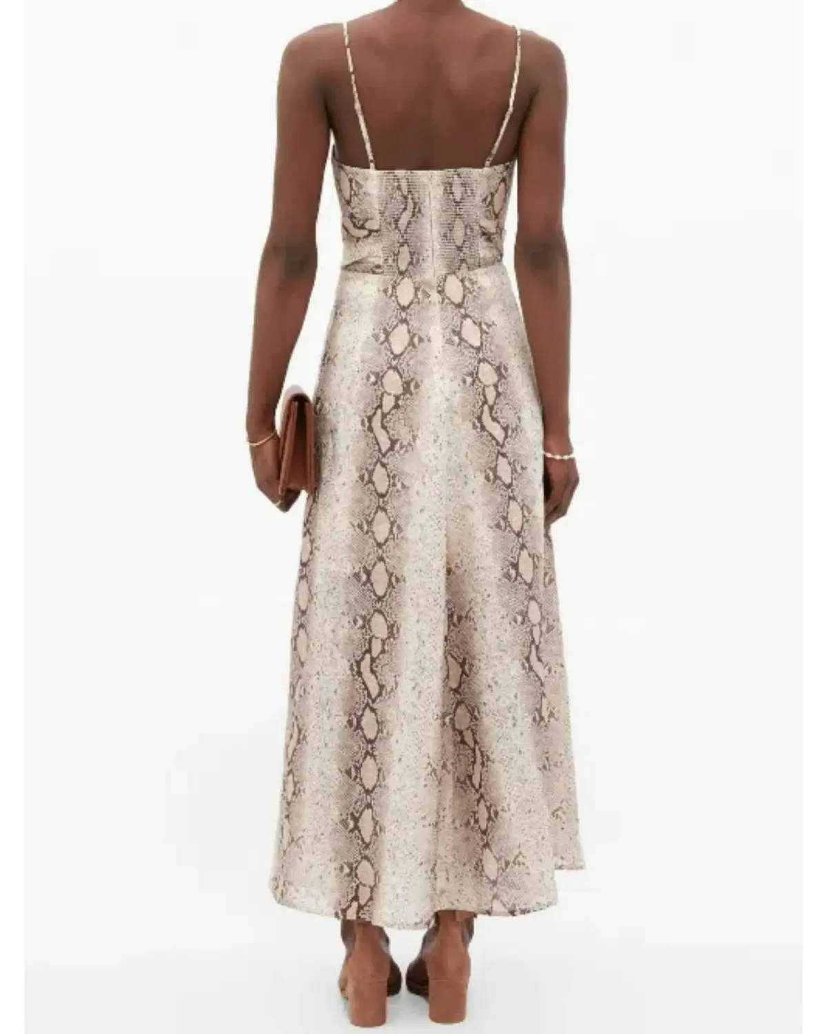 Zimmermann Bellitude Python Cut Out Dress Print Size 0 / AU 8  - Image 3