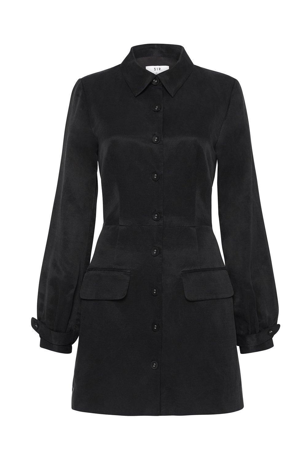 Inez Button Down Mini Dress