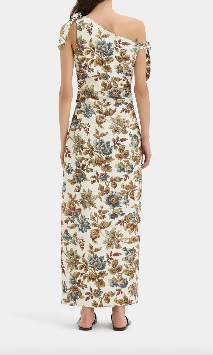 Sir The Label Eleanora Tie Shoulder Dress in Viola Floral Print Size 1 / AU 8 - Image 3
