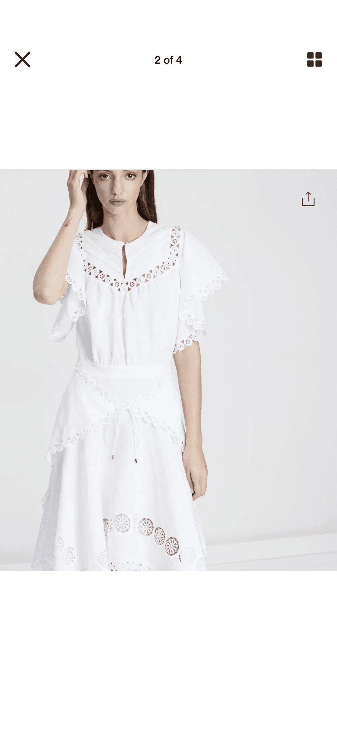 Lover the label prairie dress size 6 for rent on The Volte - main image