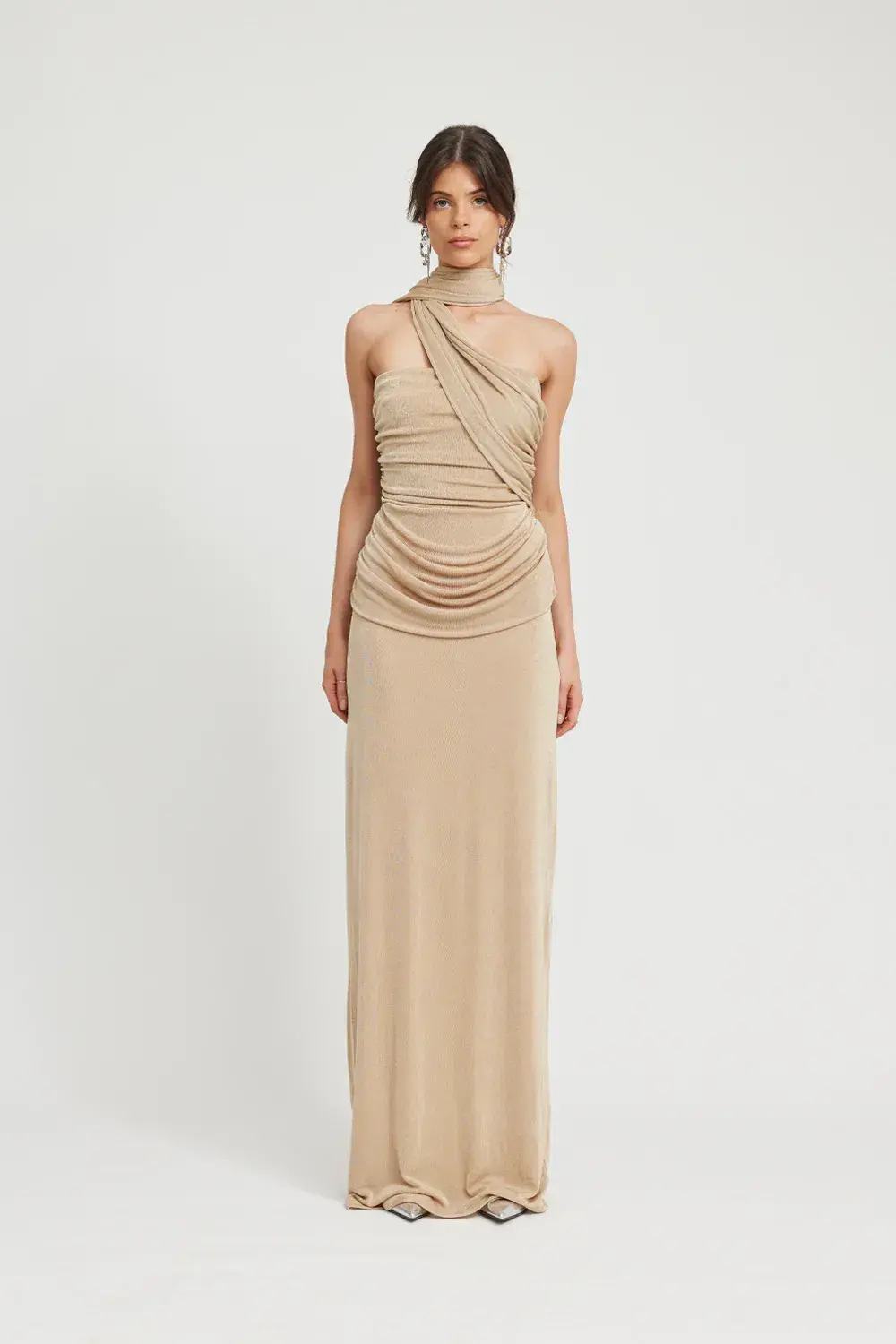 Tojha Iesha Dress in Champagne Size 6 - Image 3