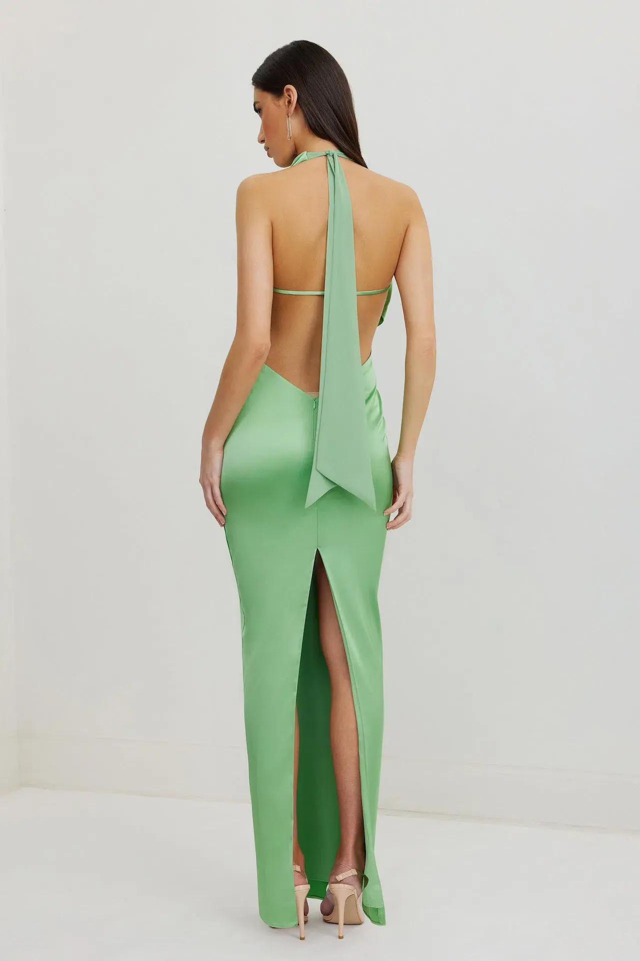 Lexi Alice Dress Kiwi Green Size 10 - Image 3