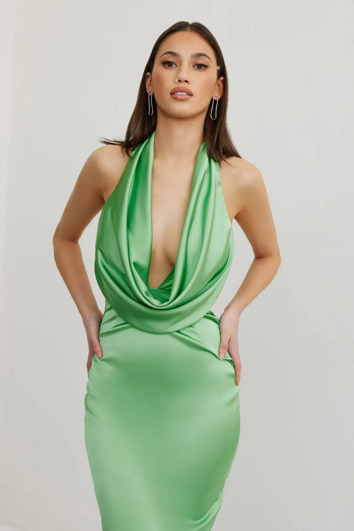 Lexi Alice Dress Kiwi Green Size 12 - Image 5