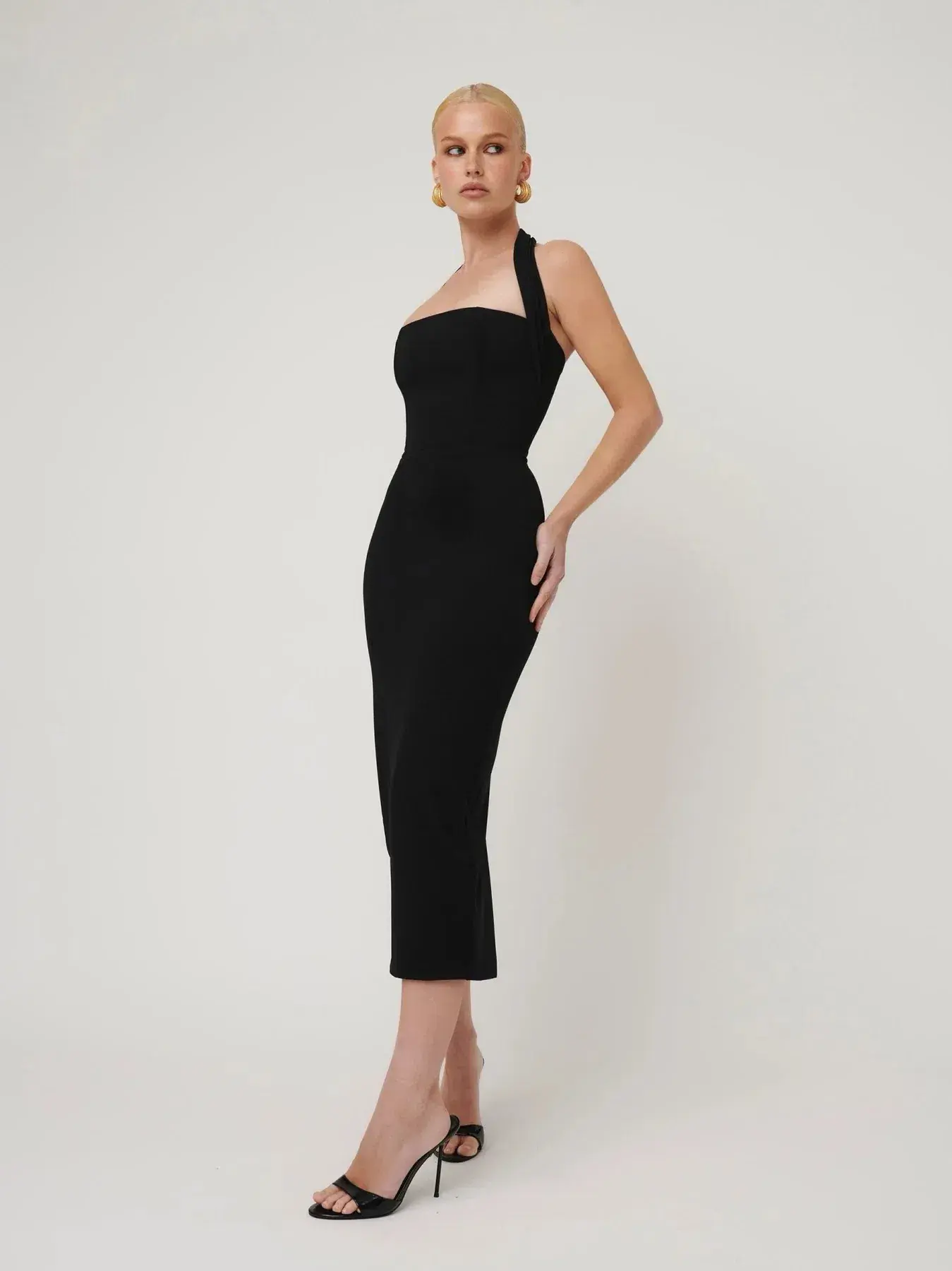 Effie Kats Meline Midi Dress Black Size S / AU 8 - Image 4