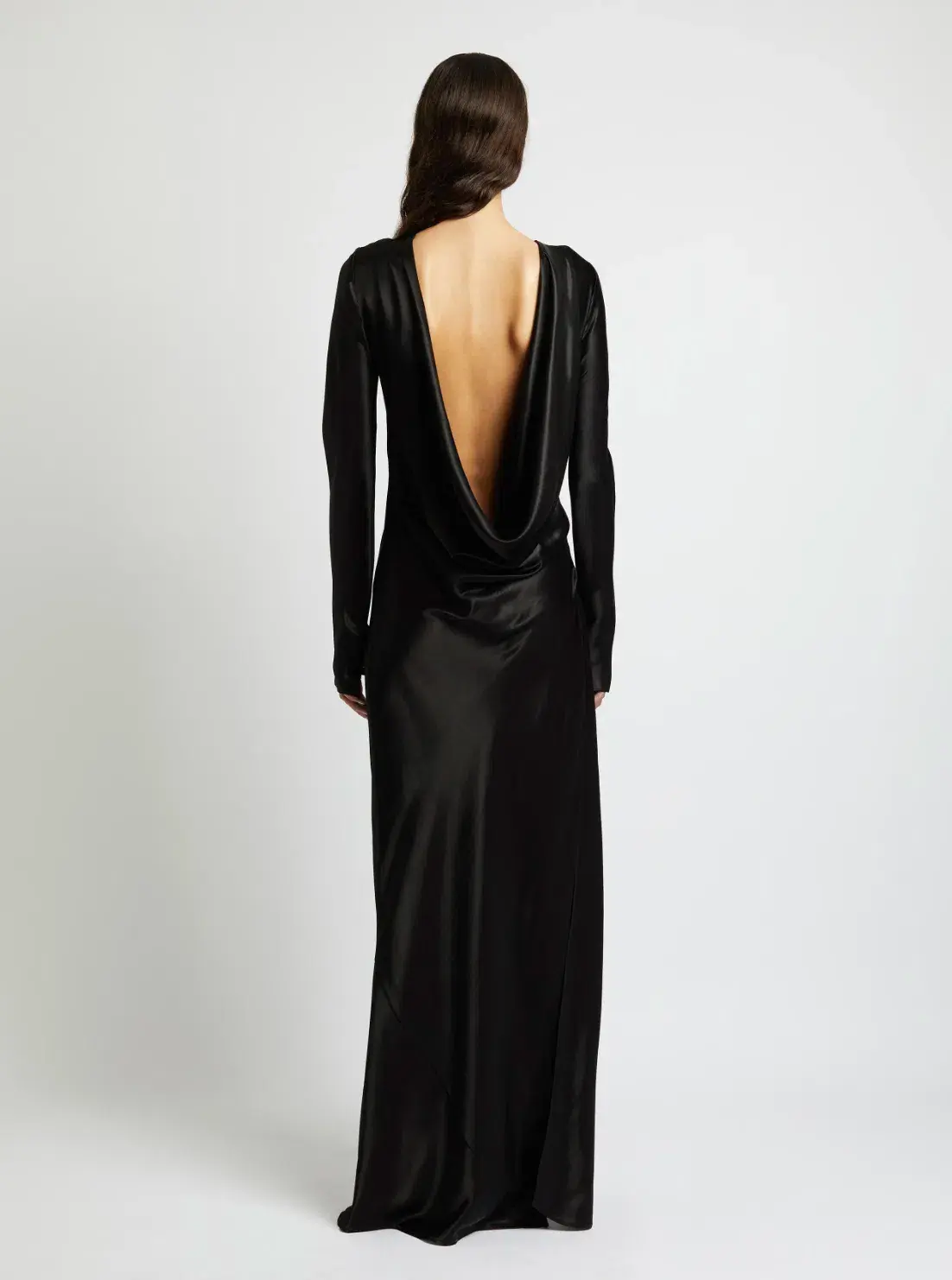 Christopher Esber Palladium Long Sleeve Tuck Dress Black Size 8 - Image 3