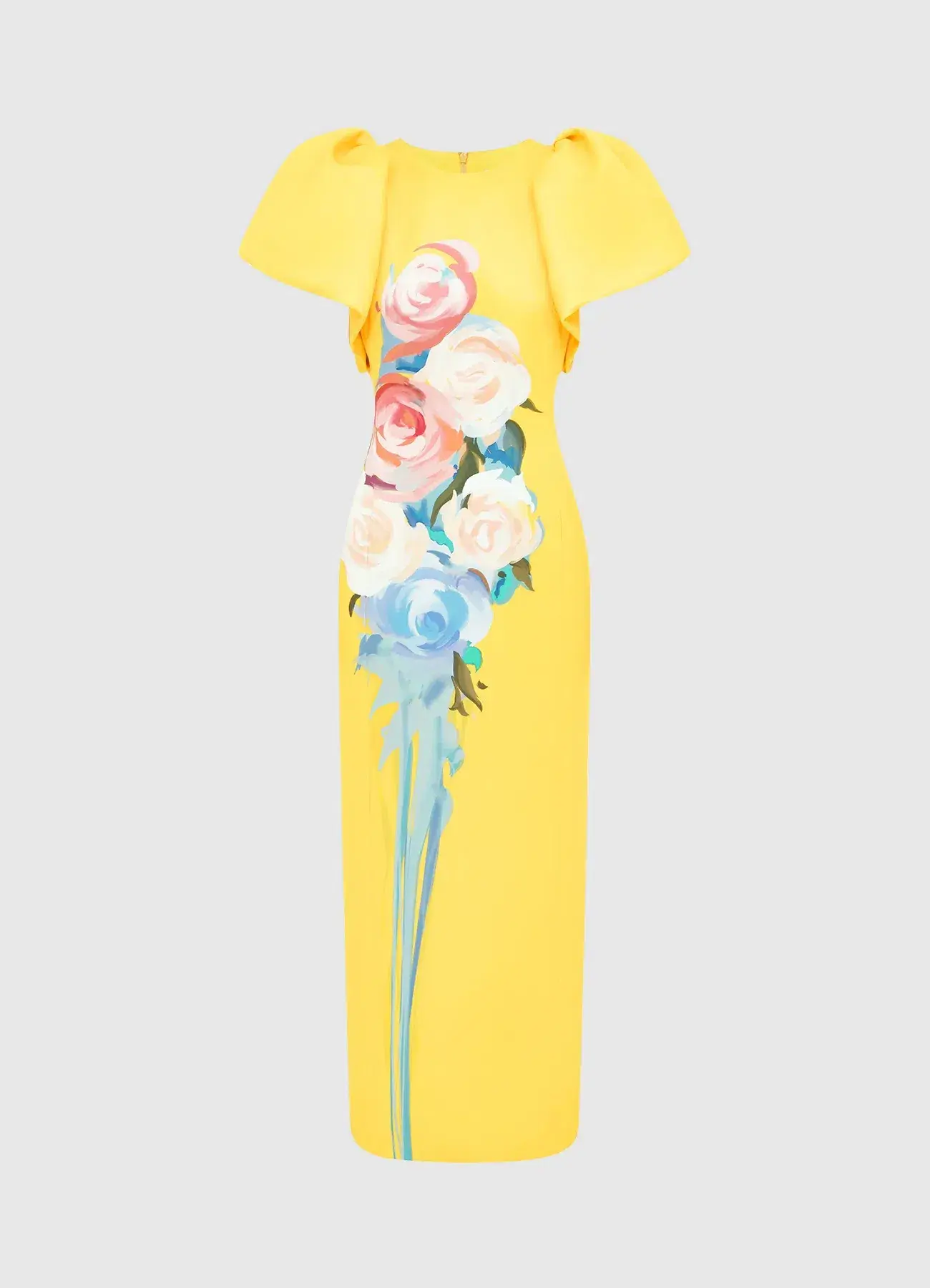 Leo Lin Lucinda Maxi Dress Bouquet Print Size 8 - Image 3